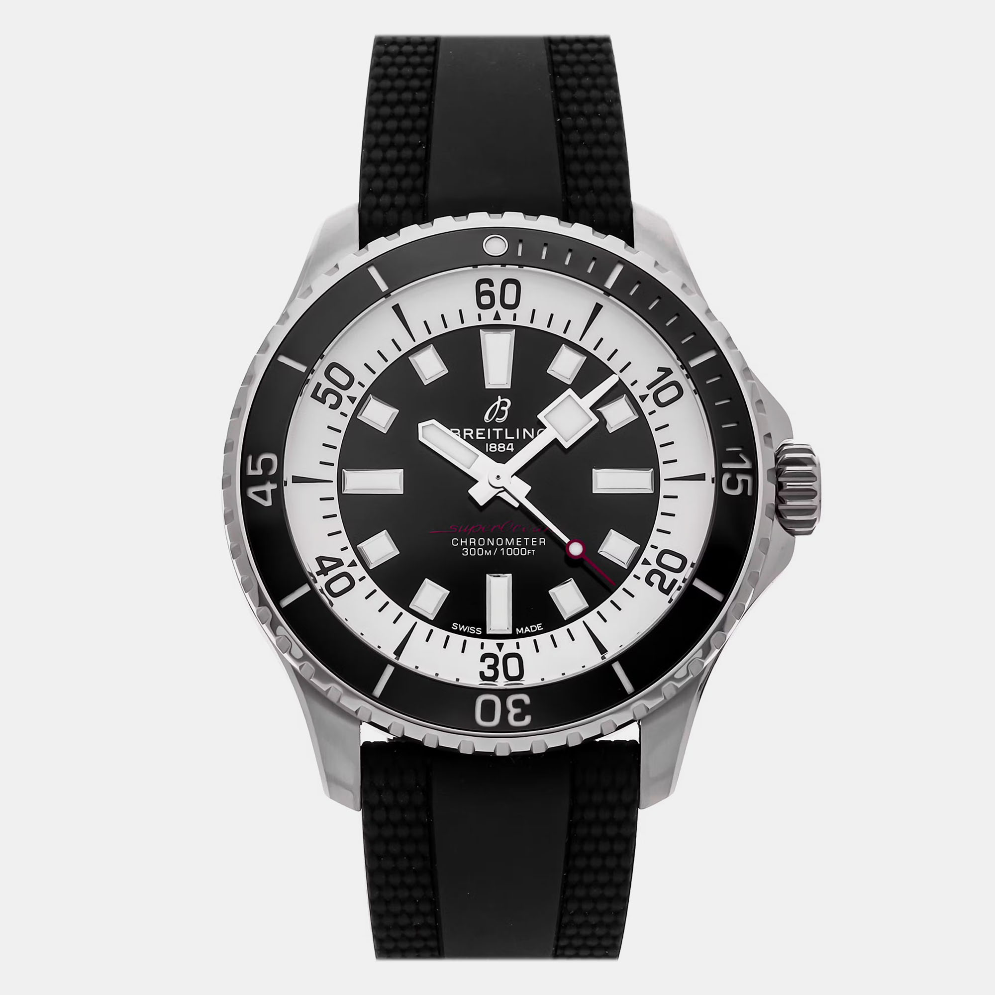 Pre-Owned Breitling Superocean A17376211B1S1, Black
Pre-Owned Breitling Superocean A17376211B1S1, Black