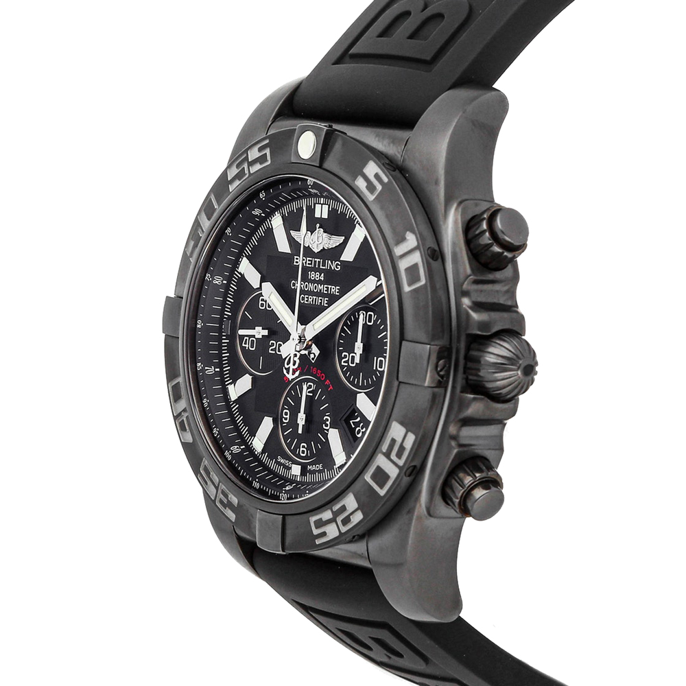 Breitling Black Stainless Steel Chronomat Limited Edition MB01108S/BB08 Men's Wristwatch
Breitling Black Stainless Steel Chronomat Limited Edition MB01108S/BB08 Men's Wristwatch