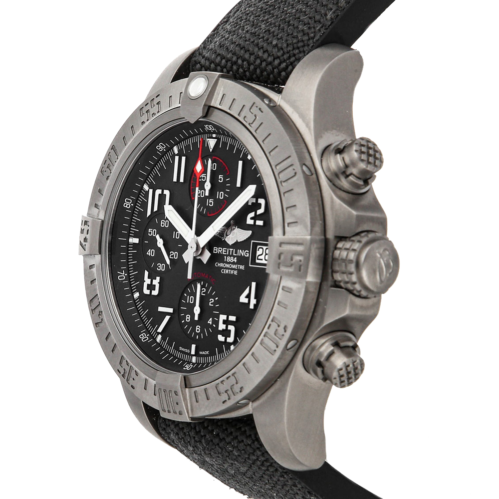 Breitling Grey Titanium Avenger "Bandit" Chronograph E1338310/M536 Men's Wristwatch
Breitling Grey Titanium Avenger "Bandit" Chronograph E1338310/M536 Men's Wristwatch
