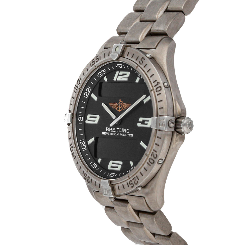 Breitling Black Titanium Professional Aerospace E6536210/B422 Men's Wristwatch
Breitling Black Titanium Professional Aerospace E6536210/B422 Men's Wristwatch