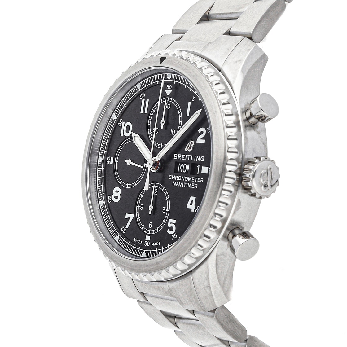 Breitling Black Stainless Steel Navitimer 8 Chronograph A13314101B1A1 Men's Wristwatch 43 MM
Breitling Black Stainless Steel Navitimer 8 Chronograph A13314101B1A1 Men's Wristwatch 43 MM