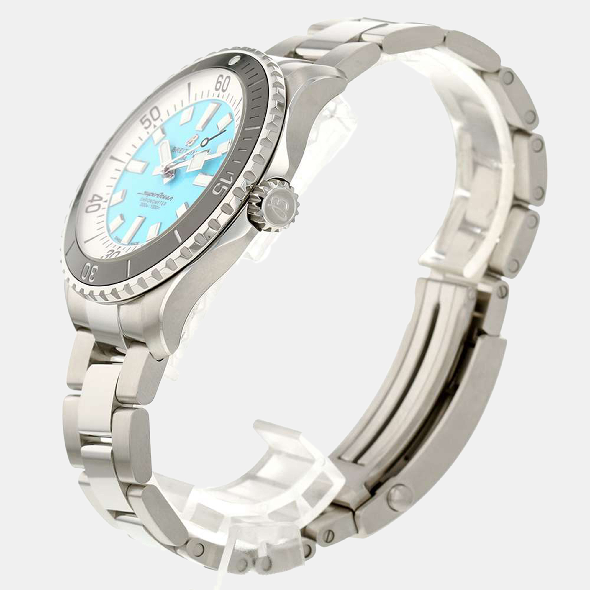 Breitling Blue Stainless Steel Superocean A17376211L2A1 Automatic Men's Wristwatch 44 mm
Breitling Blue Stainless Steel Superocean A17376211L2A1 Automatic Men's Wristwatch 44 mm