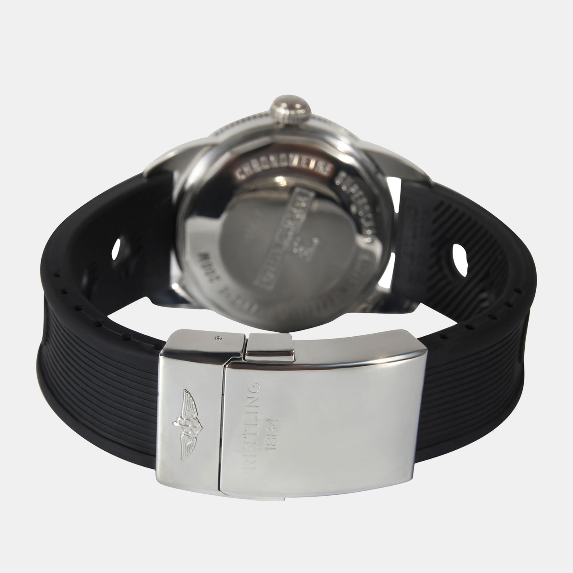 Breitling Black Stainless Steel Superocean A1732136/BA61 Automatic Men's Wristwatch 42mm
