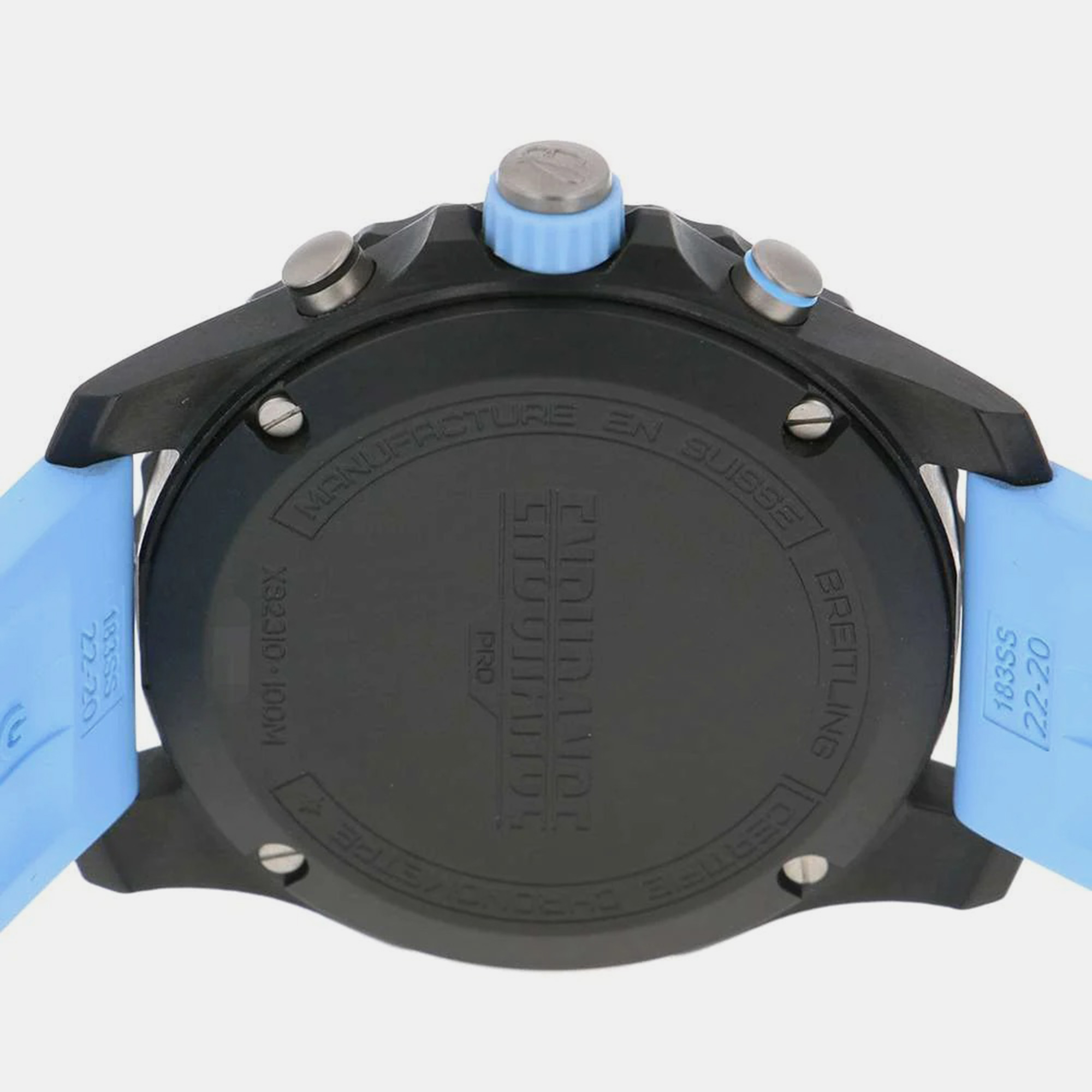 Breitling Blue PVD Coated Endurance Pro X82310 Quartz Men's Wristwatch 44 Mm