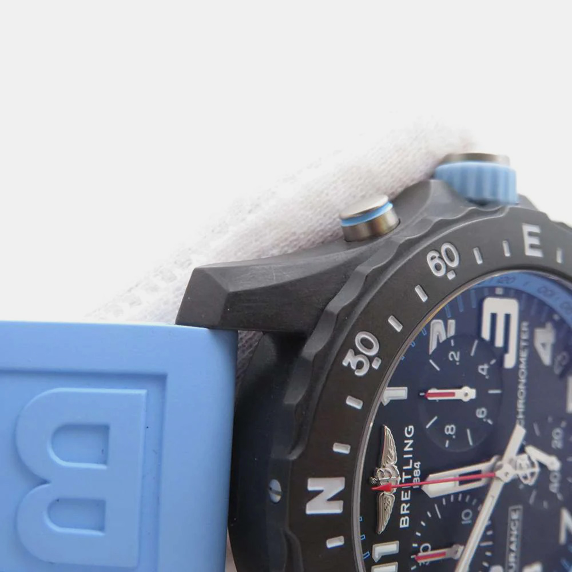 Breitling Blue PVD Coated Endurance Pro X82310 Quartz Men's Wristwatch 44 Mm