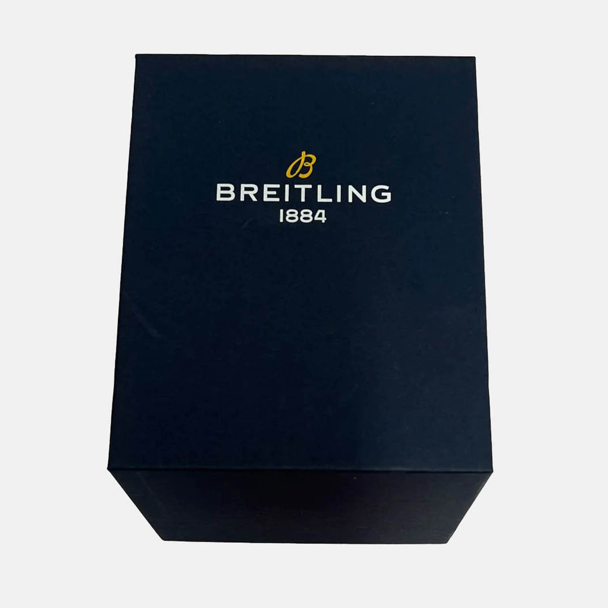 Breitling Black 18k Rose Gold And Stainless Steel Superocean U13313121B1S1 Automatic Men's Wristwatch 44 Mm