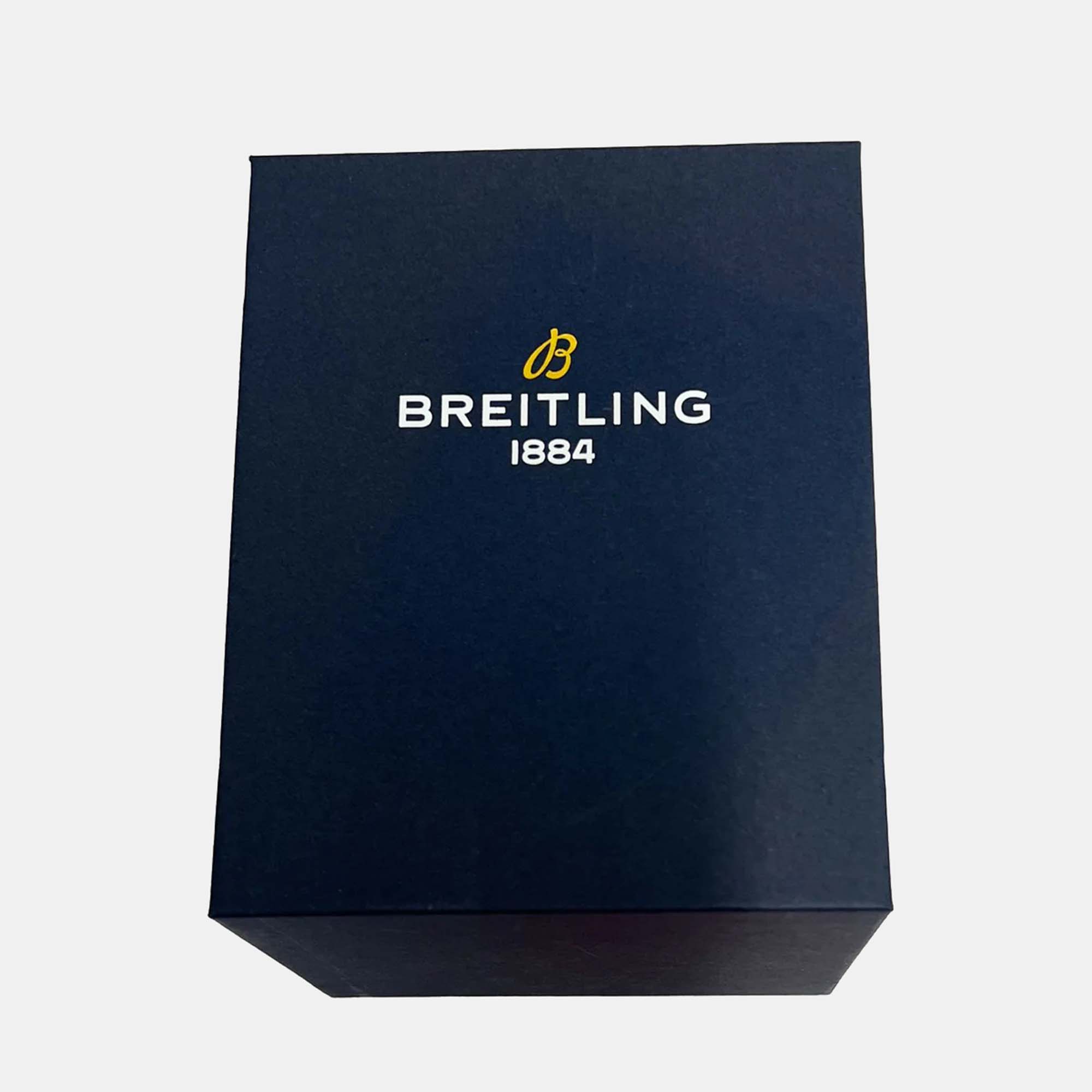 Breitling Silver Stainless Steel Superocean A133131A1G1W1 Automatic Men's Wristwatch 44 Mm