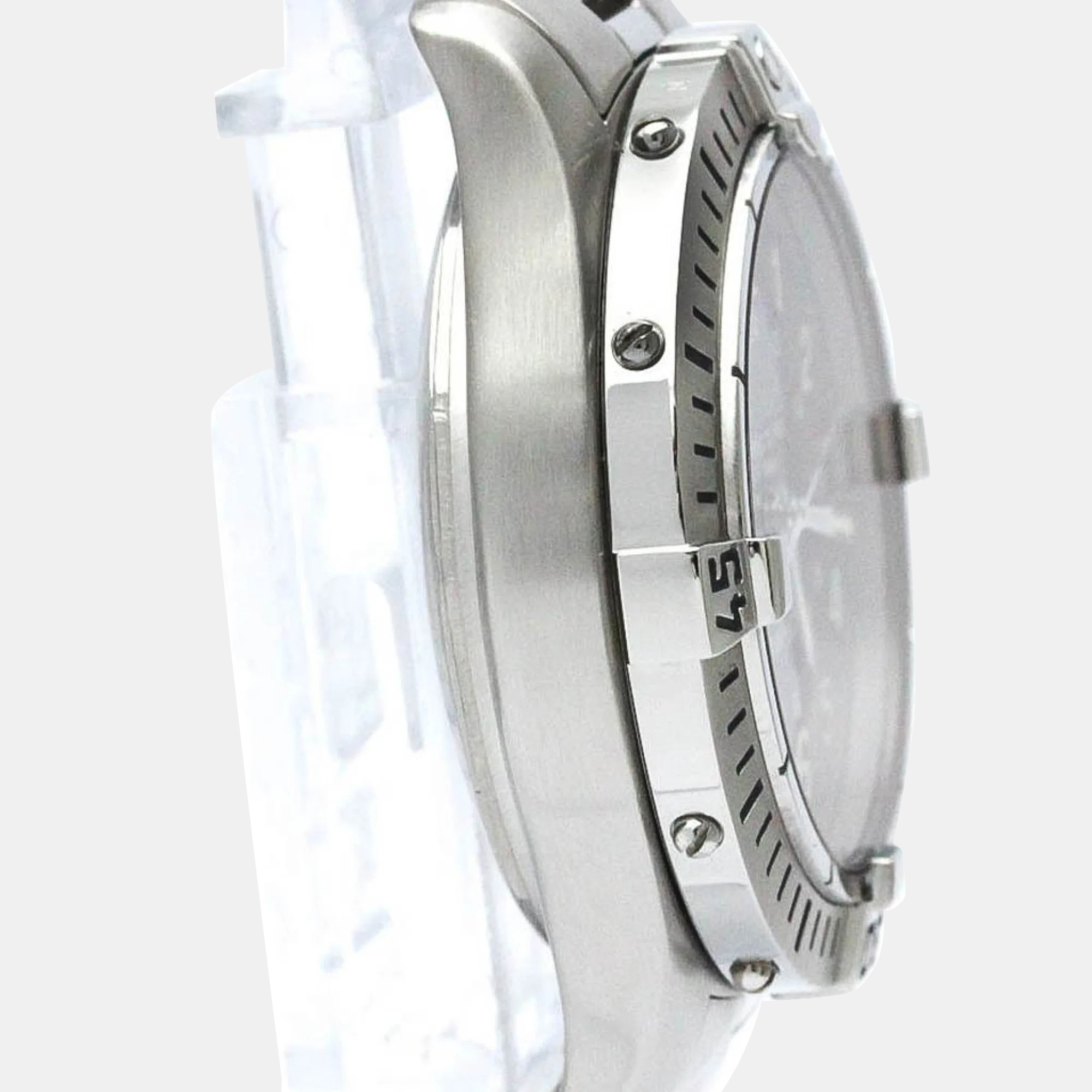 Breitling Blue Stainless Steel Colt A64350 Quartz Men's Wristwatch 38 Mm