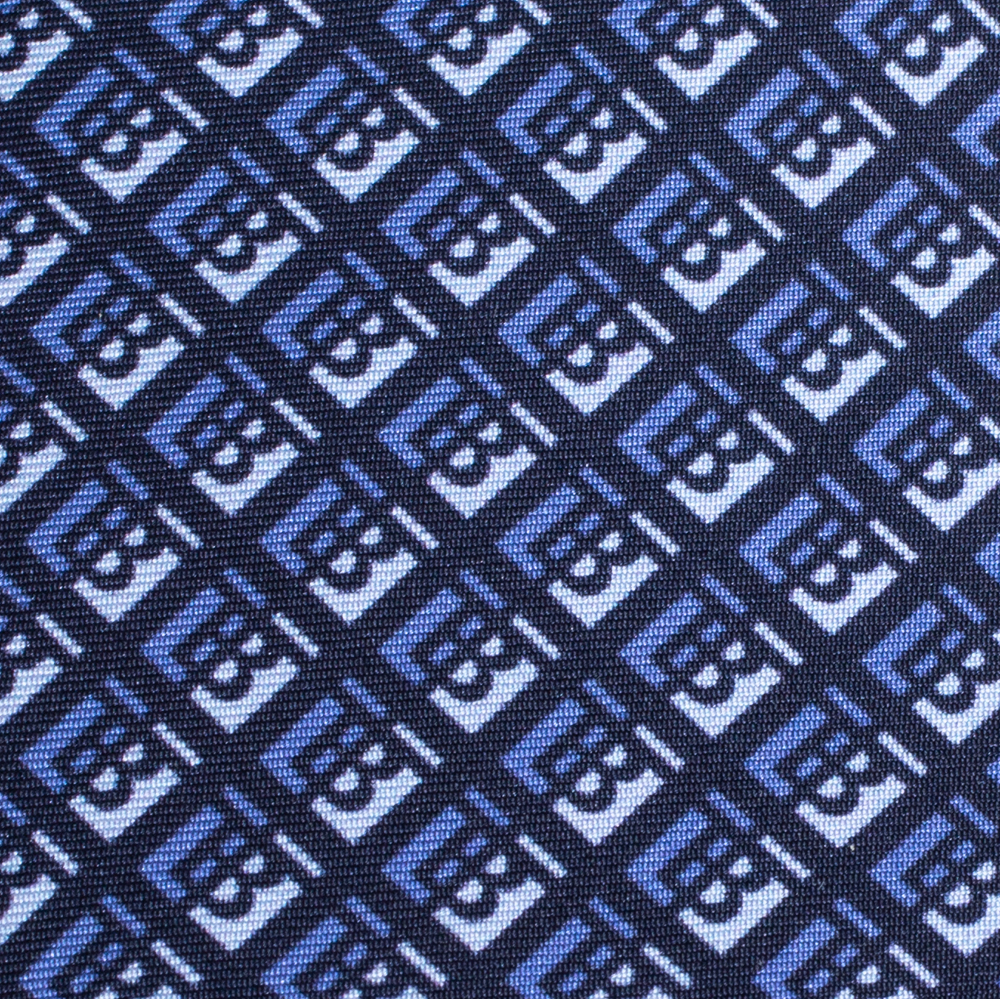 Burberry Pebble Blue Monogram Silk Tie - buy at the price of $164.00 in theluxurycloset.com | imall.com