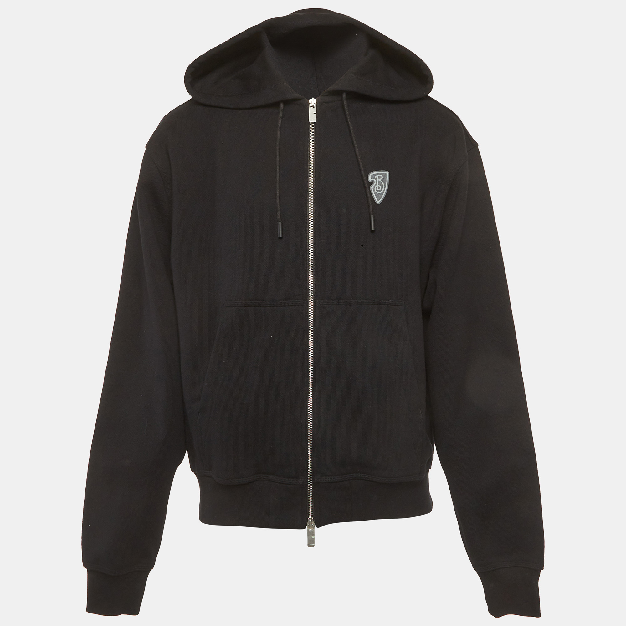Burberry Black Cotton Zip-Up Hoodie M
Burberry Black Cotton Zip-Up Hoodie M