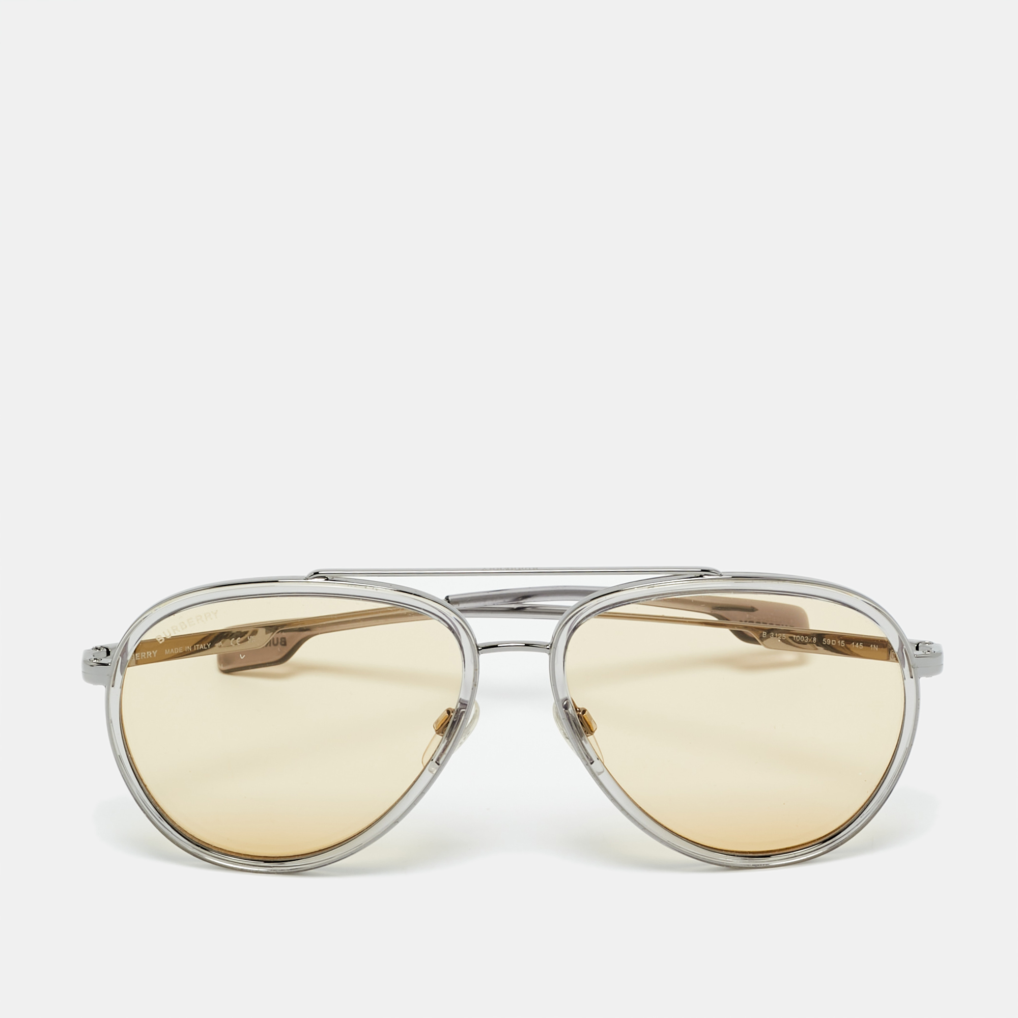 Burberry Yellow B 3125 Oliver Aviator Sunglasses 
Burberry Yellow B 3125 Oliver Aviator Sunglasses