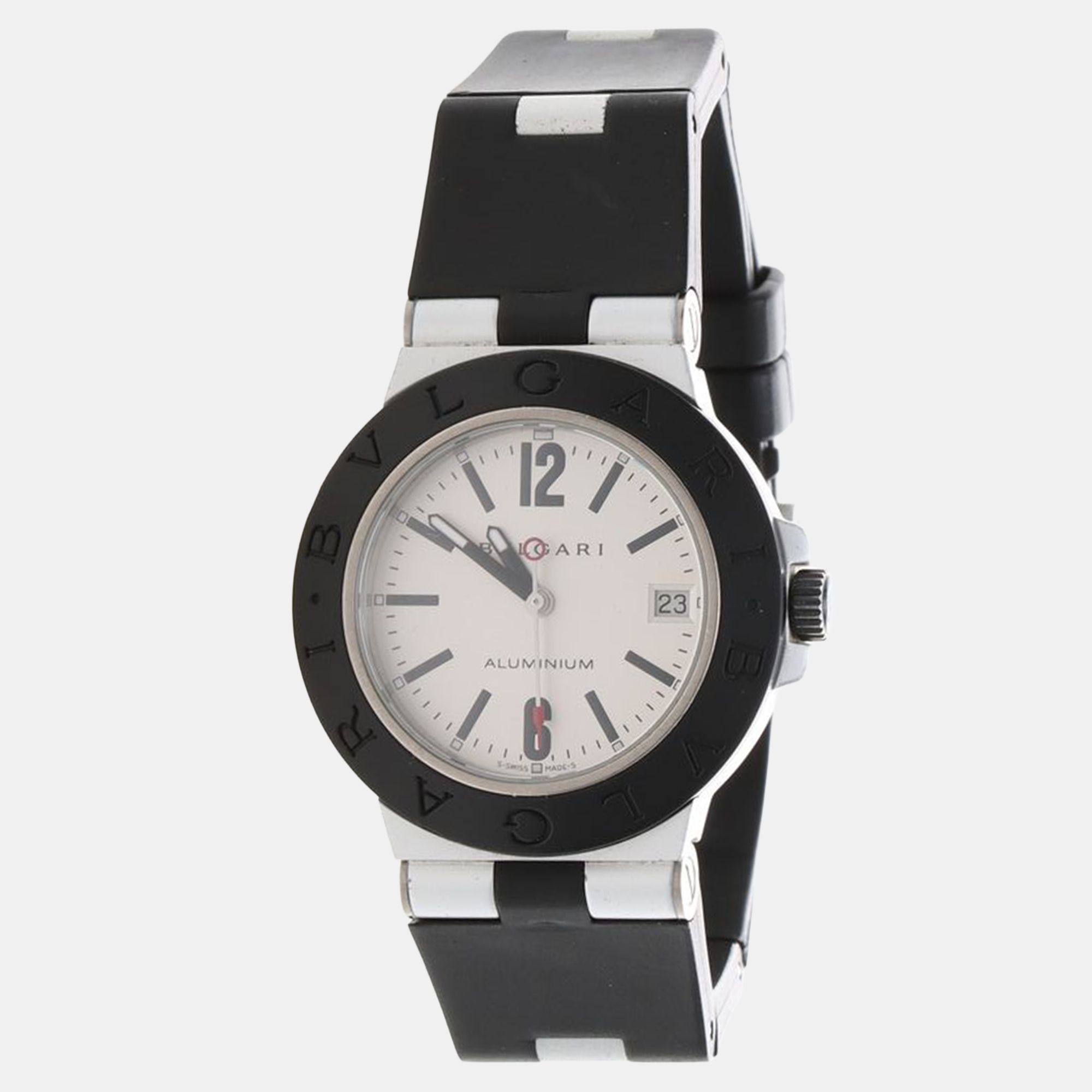 Bvlgari Diagono Aluminum AL38TA Automatic Aluminum Men's Wristwatch 38 mm, White
Bvlgari Diagono Aluminum AL38TA Automatic Aluminum Men's Wristwatch 38 mm, White