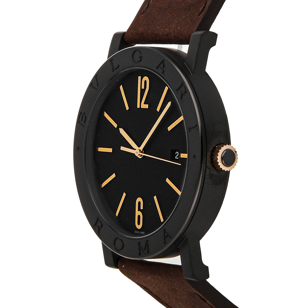 Bvlgari Black Coated Stainless Steel Bvlgari-Bvlgari Cities Special Edition
Bvlgari Black Coated Stainless Steel Bvlgari-Bvlgari Cities Special Edition