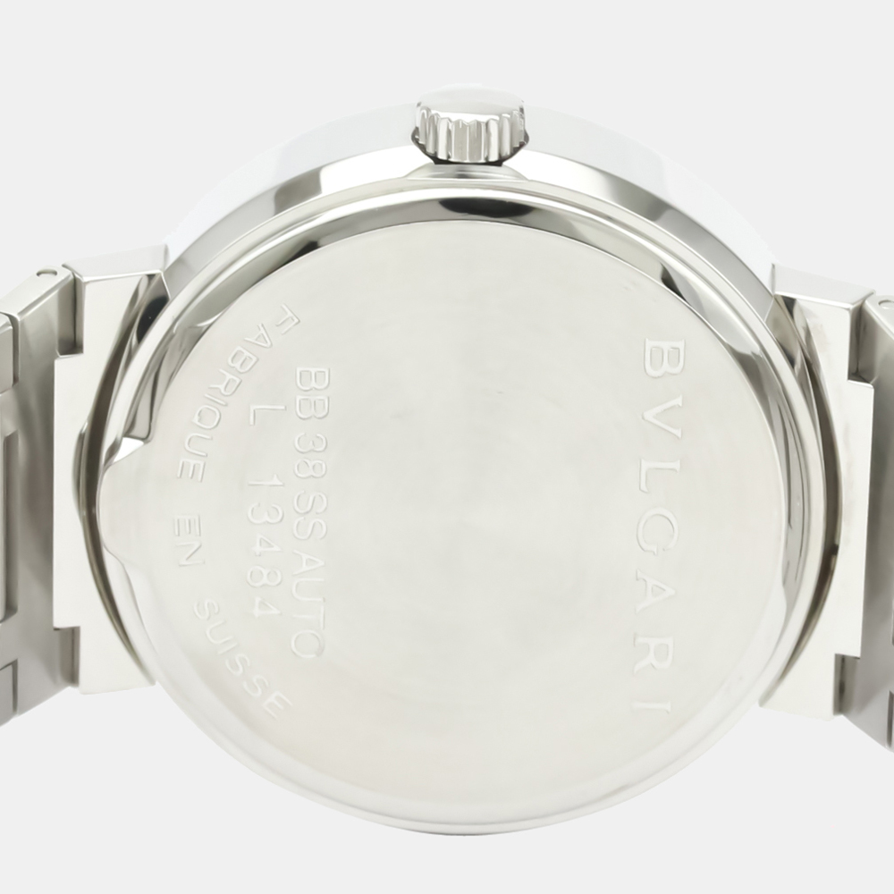 Bvlgari Black Stainless Steel Bvlgari Bvlgari BB38SS Automatic Men's Wristwatch 38 MM
Bvlgari Black Stainless Steel Bvlgari Bvlgari BB38SS Automatic Men's Wristwatch 38 MM