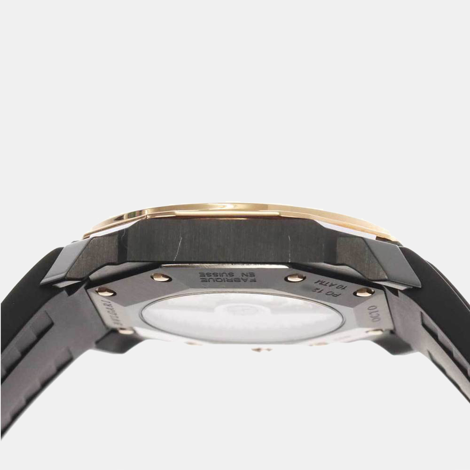 

Bvlgari Black 18K Rose Gold And Stainless Steel Octo BGOP41SG Automatic Men's Wristwatch 41 mm