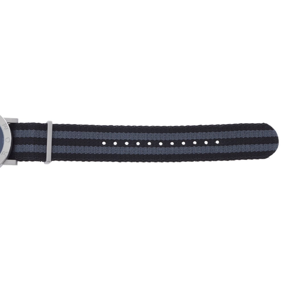 Bvlgari Navy Blue Stainless Steel Bvlgari Bvlgari Fragment Design Collaboration 600 Limited BB41BSF Men's Wristwatch 41 Mm