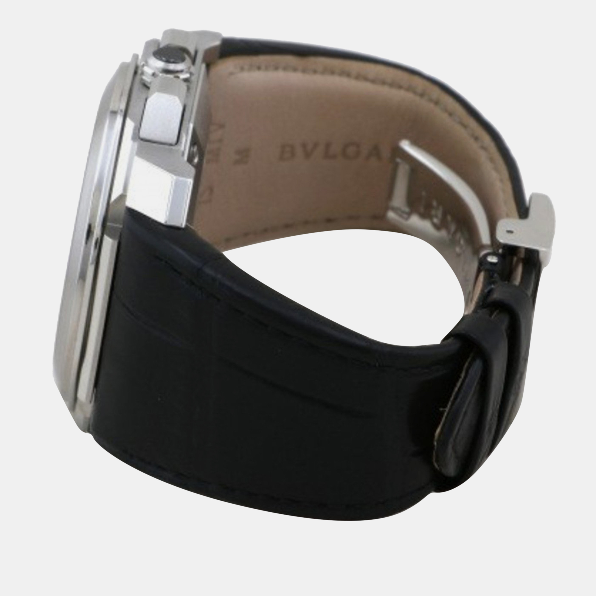 Bvlgari Black Stainless Steel Octo BGO41BSLDCH Automatic Men's Wristwatch 41.5 Mm