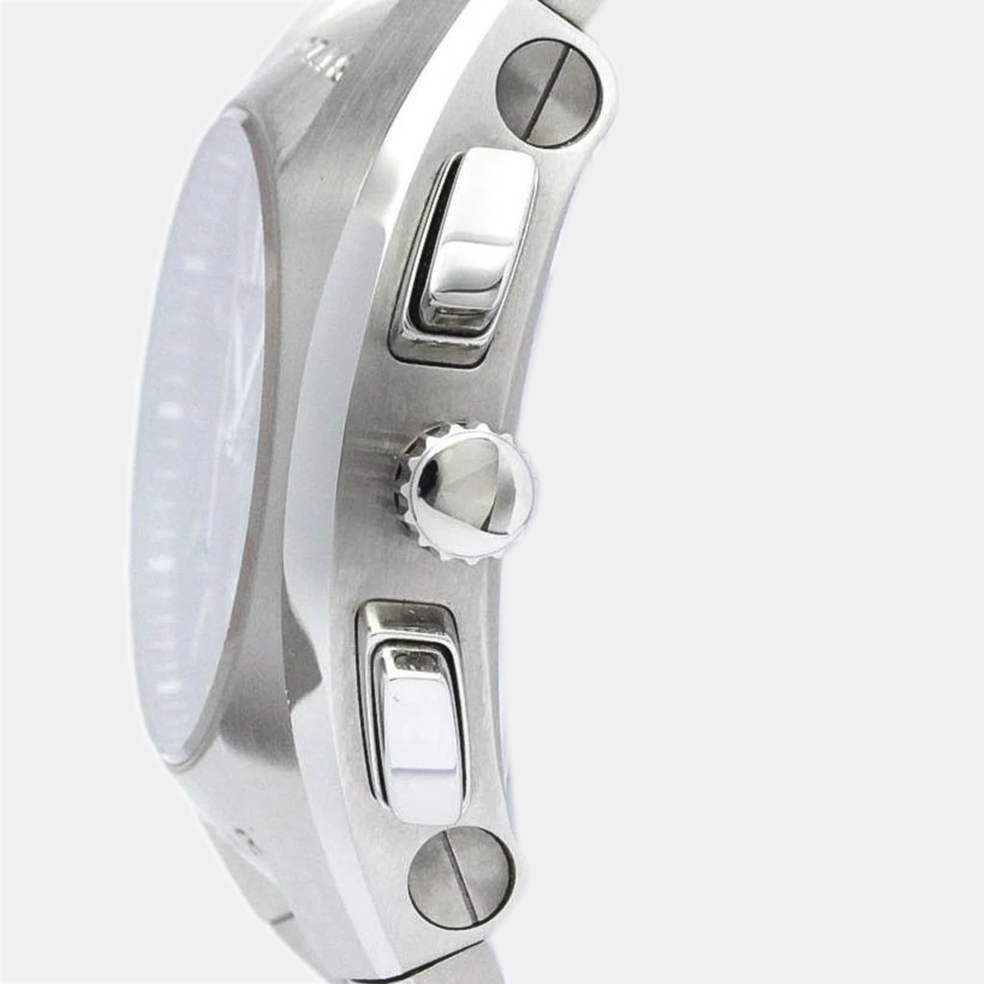 Bvlgari Black Stainless Steel Ergon EG35SCH Automatic Men's Wristwatch 35 Mm
