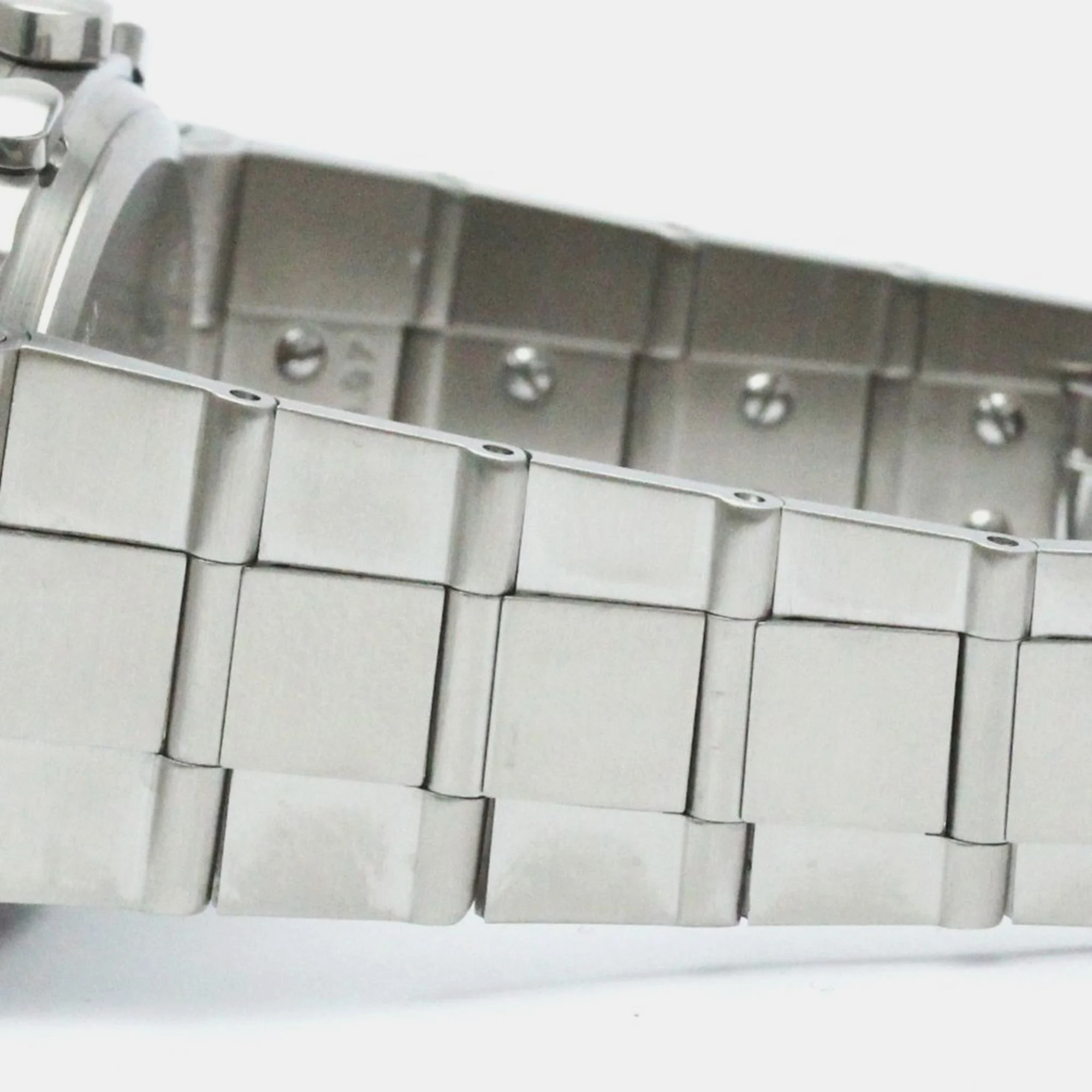 Bvlgari White Stainless Steel Diagono CH35S  Quartz Men's Wristwatch 35 Mm