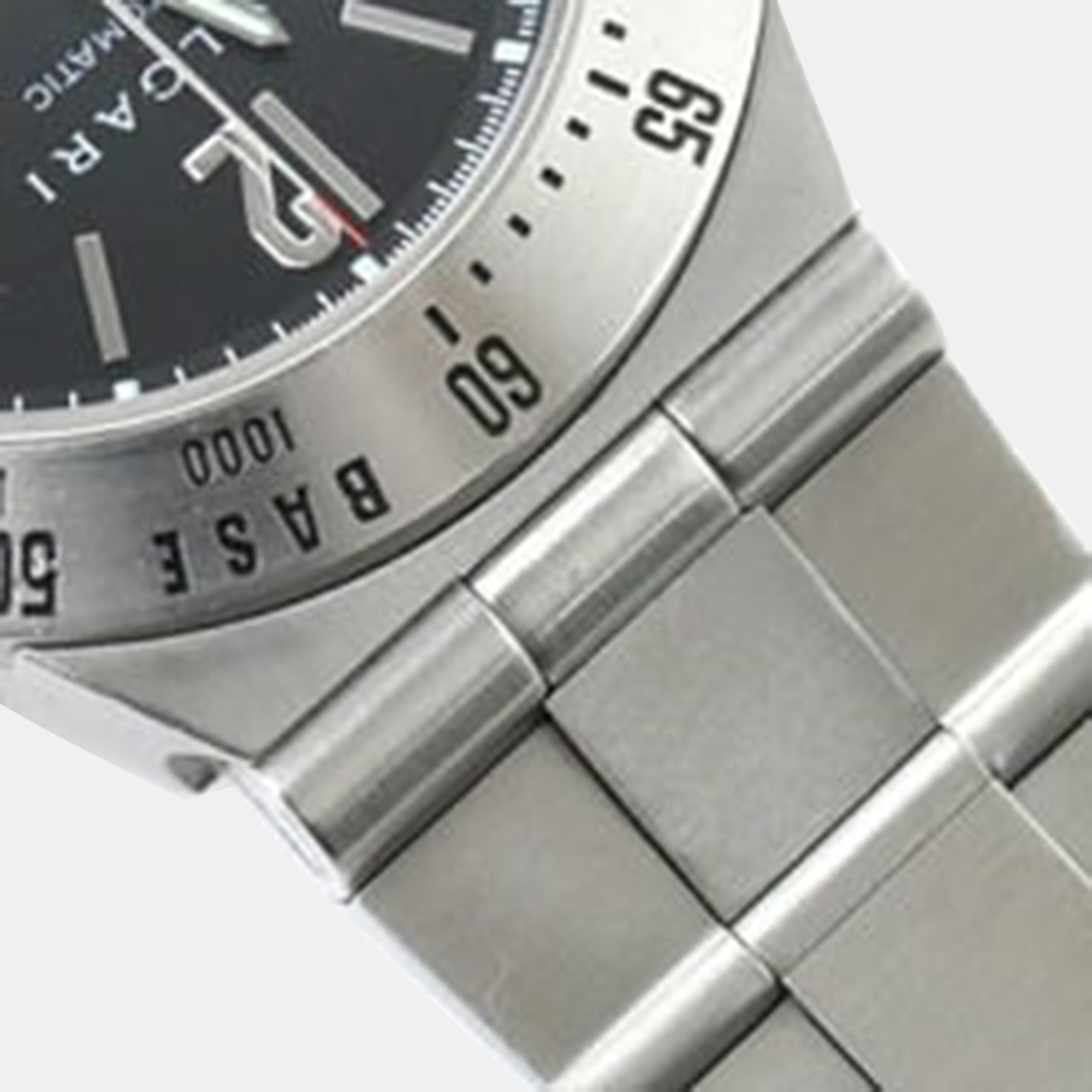 Bvlgari Black Stainless Steel Diagono CH40STA Automatic Men's Wristwatch 40 Mm