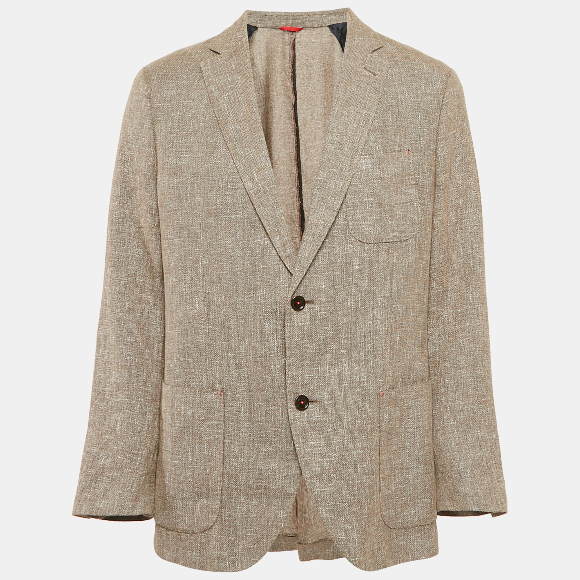 Carolina Herrera Beige Linen Blend Traditional Single Breasted Blazer XXL
Carolina Herrera Beige Linen Blend Traditional Single Breasted Blazer XXL