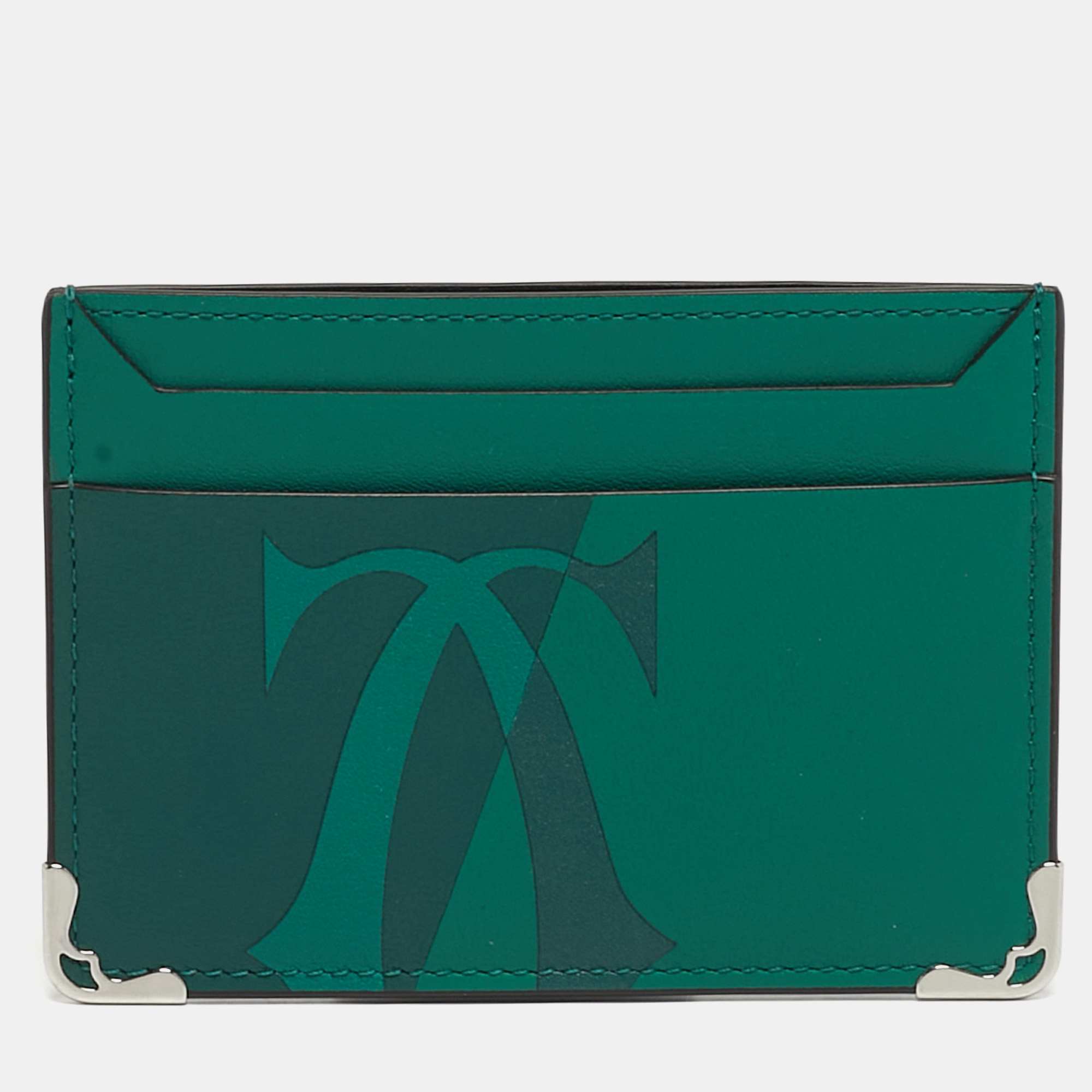 Cartier Must de Cartier Double Green Leather Card Holder
Cartier Must de Cartier Double Green Leather Card Holder
