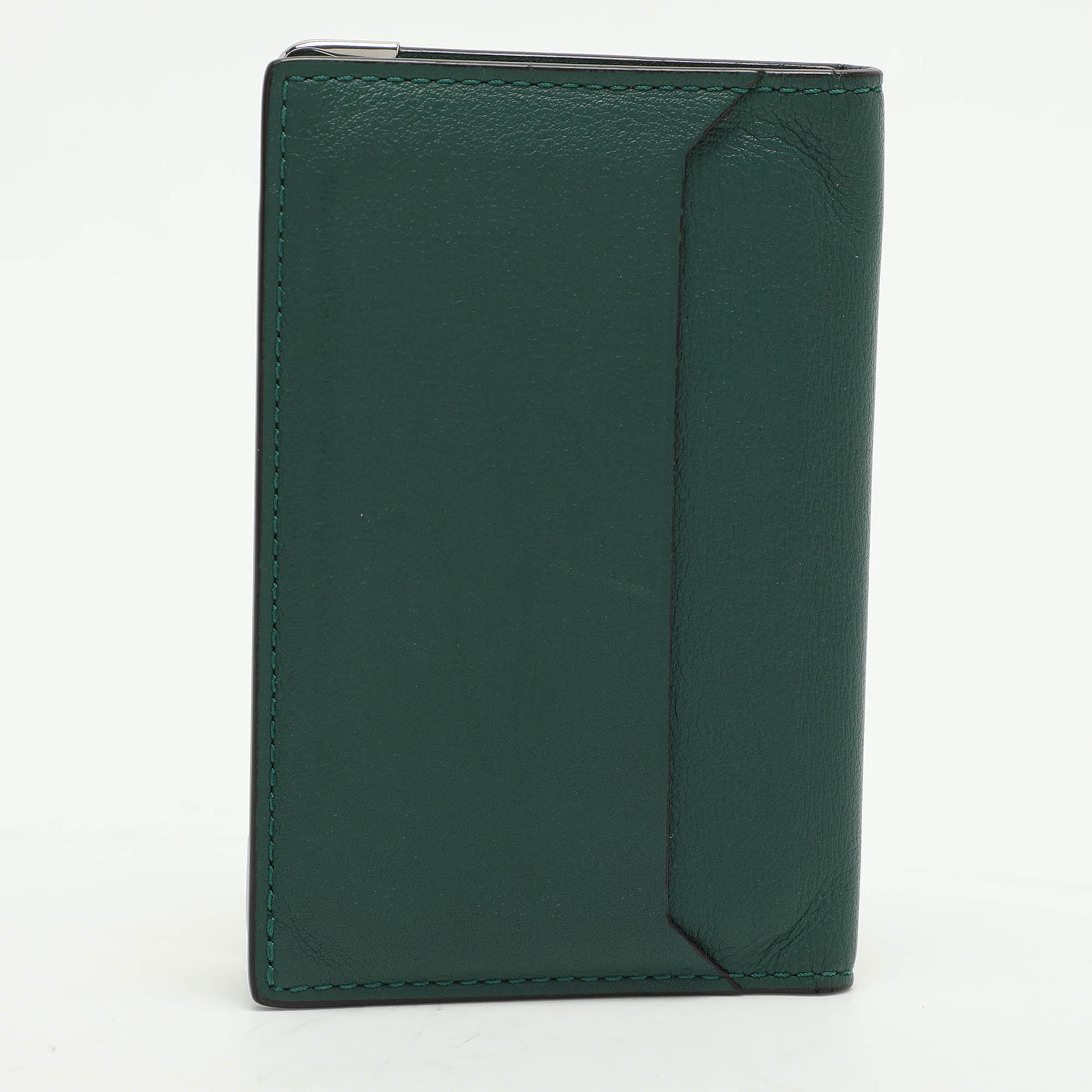 Cartier Green Leather Le Must De Cartier Card Holder