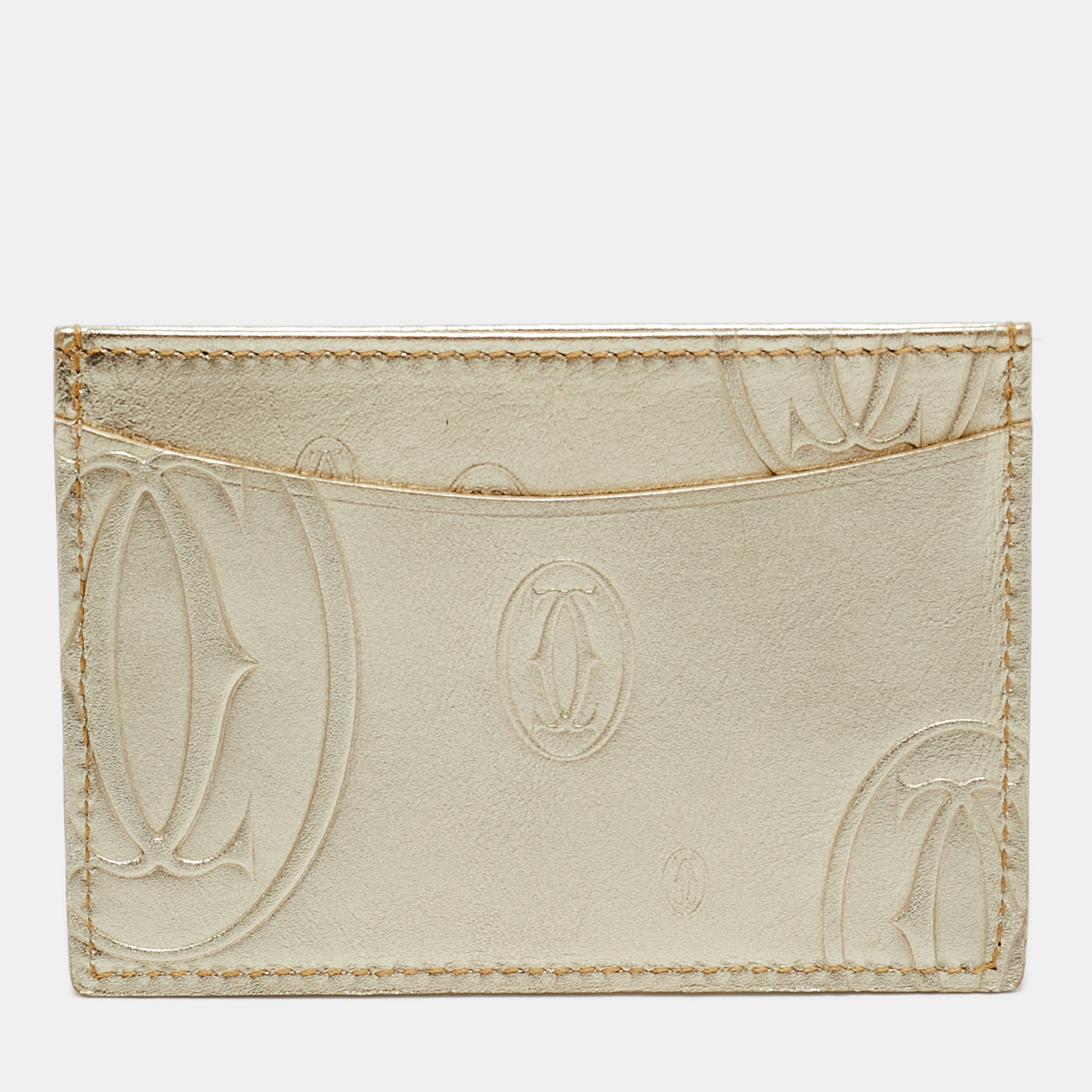 Cartier Gold Leather Happy Birthday Card Holder
Cartier Gold Leather Happy Birthday Card Holder