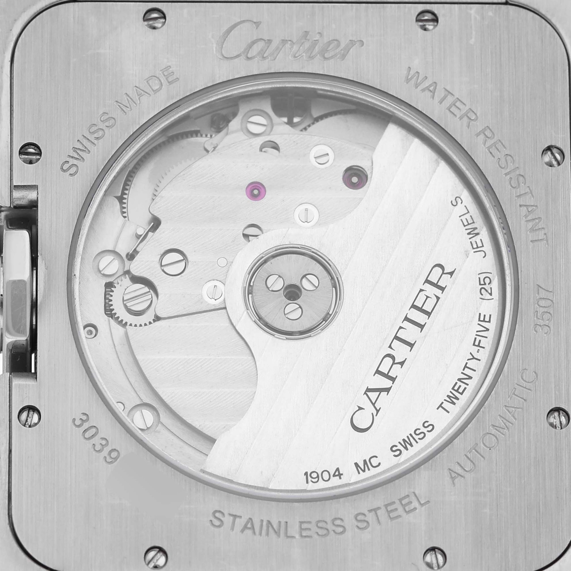 Cartier Tank Anglaise XL Steel Automatic Men's Watch 36.2 Mm