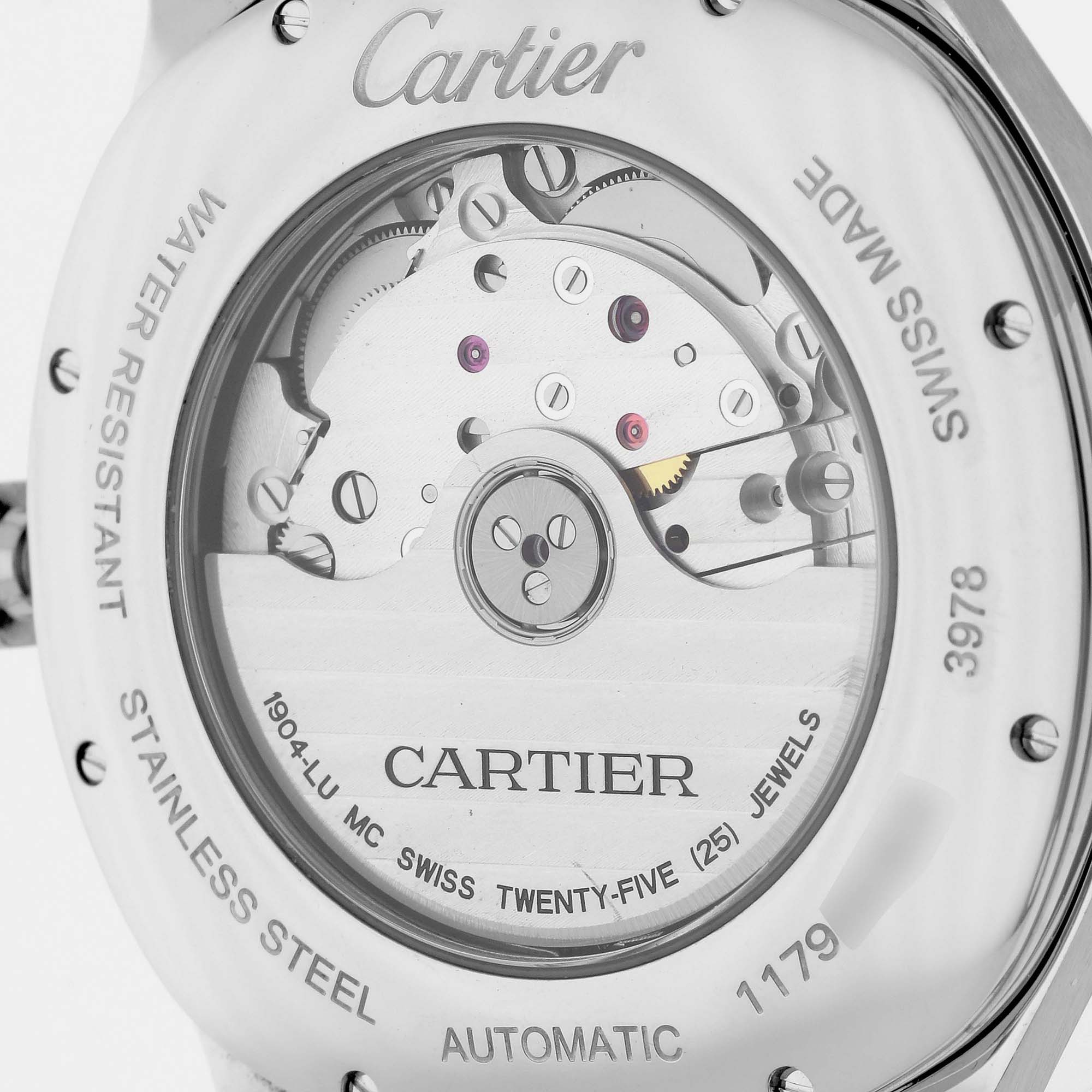 Cartier Drive Silver Dial Moonphase Steel Men's Watch 40.0 Mm