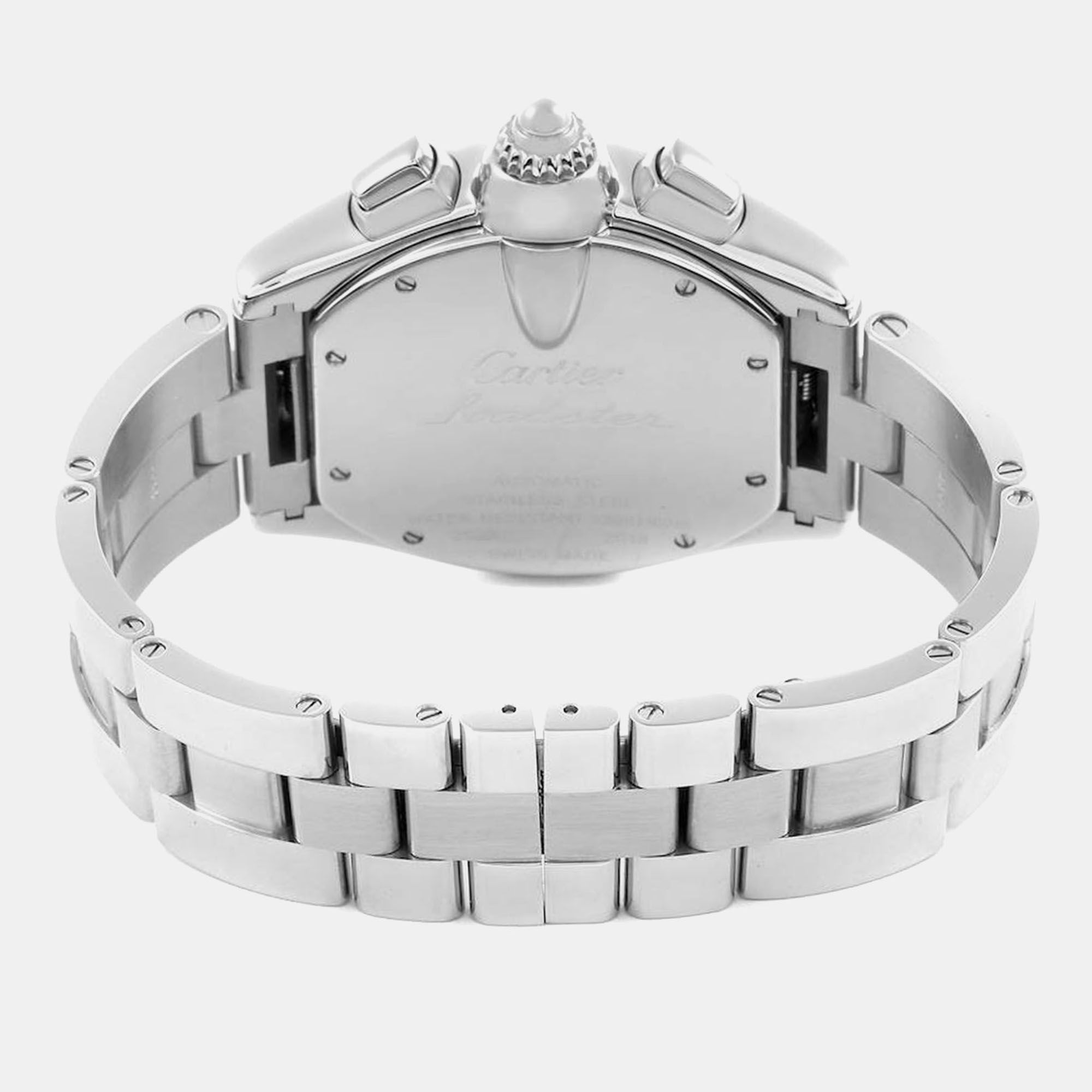 Cartier Roadster XL Chronograph Steel Men's Watch 43 Mm