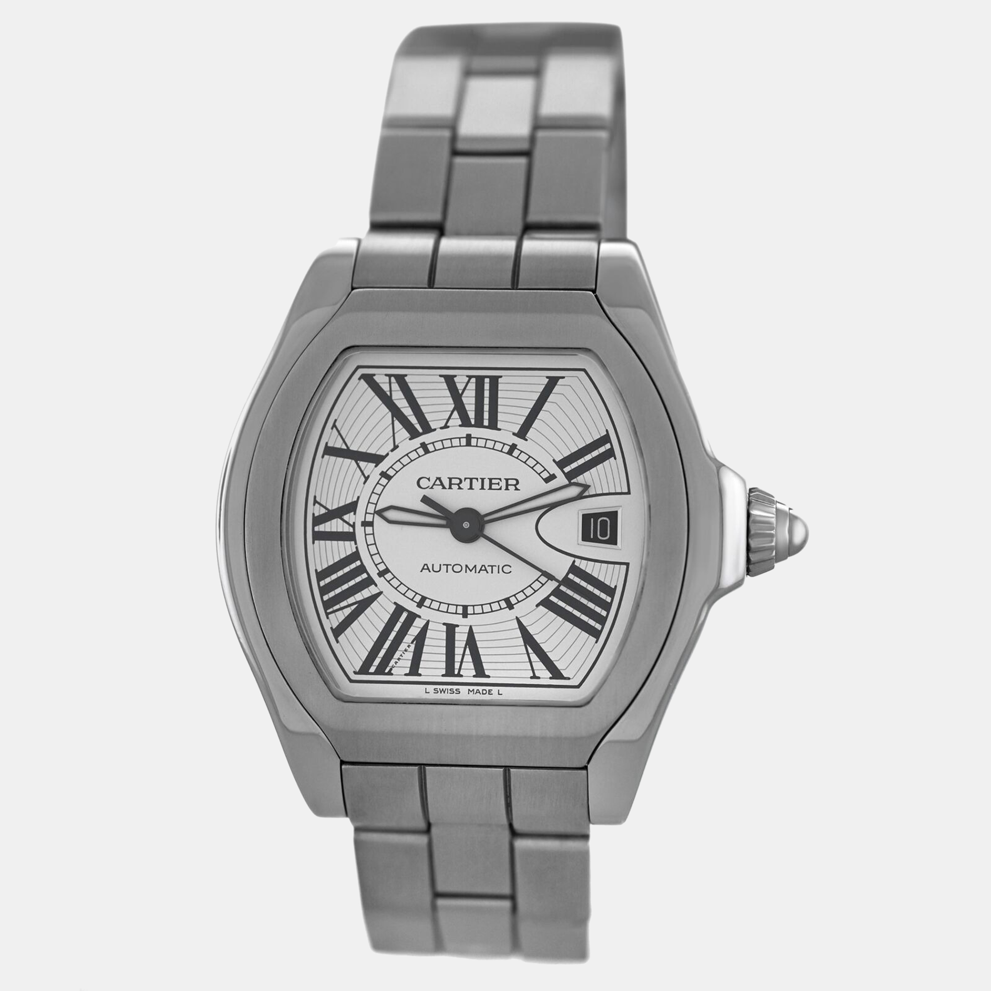 Cartier White Stainless Steel Roadster W6206017 Automatic Men's Wristwatch 46 mm
Cartier White Stainless Steel Roadster W6206017 Automatic Men's Wristwatch 46 mm