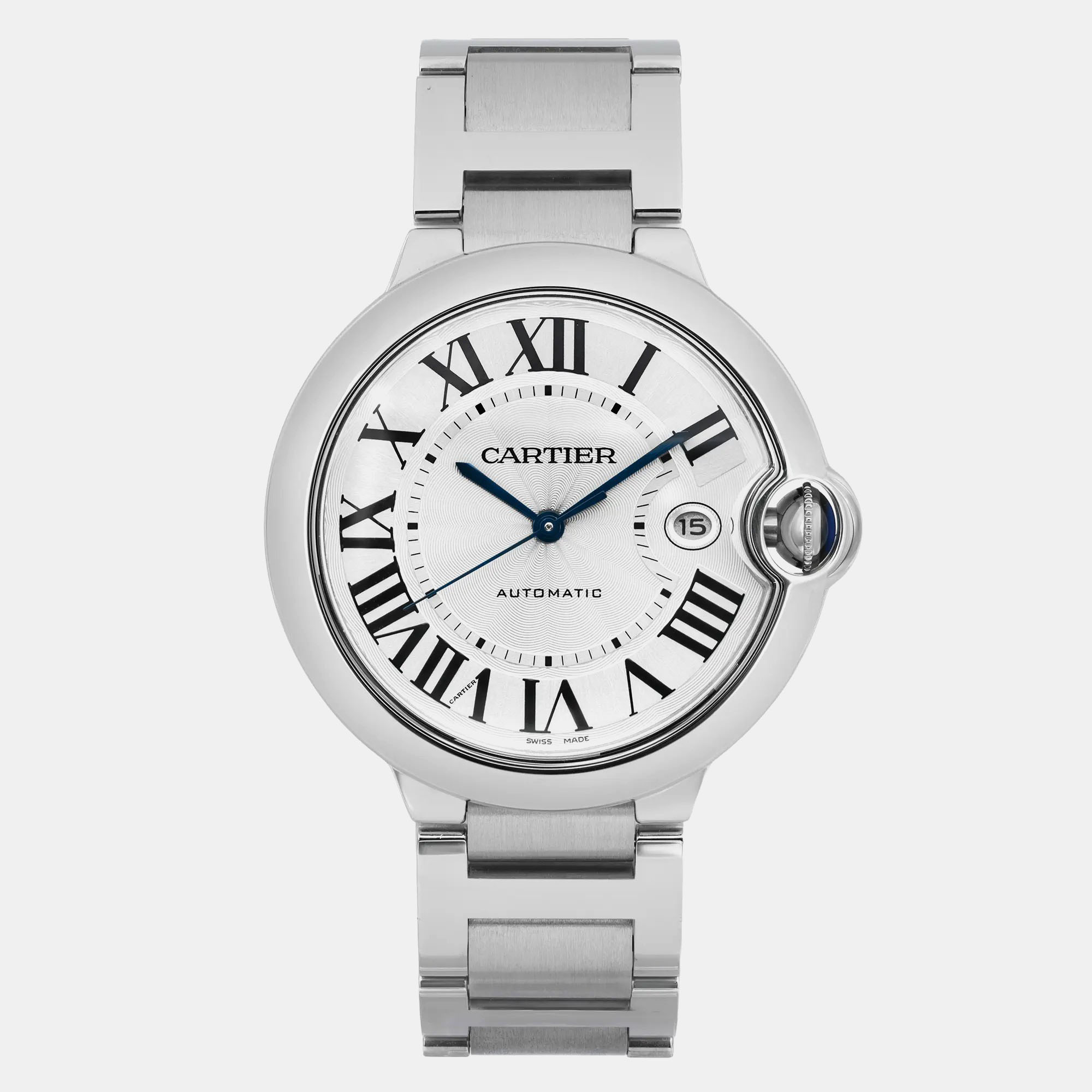Cartier Silver Stainless Steel Ballon Bleu WSBB0049 Automatic Men's Wristwatch 42 mm
Cartier Silver Stainless Steel Ballon Bleu WSBB0049 Automatic Men's Wristwatch 42 mm