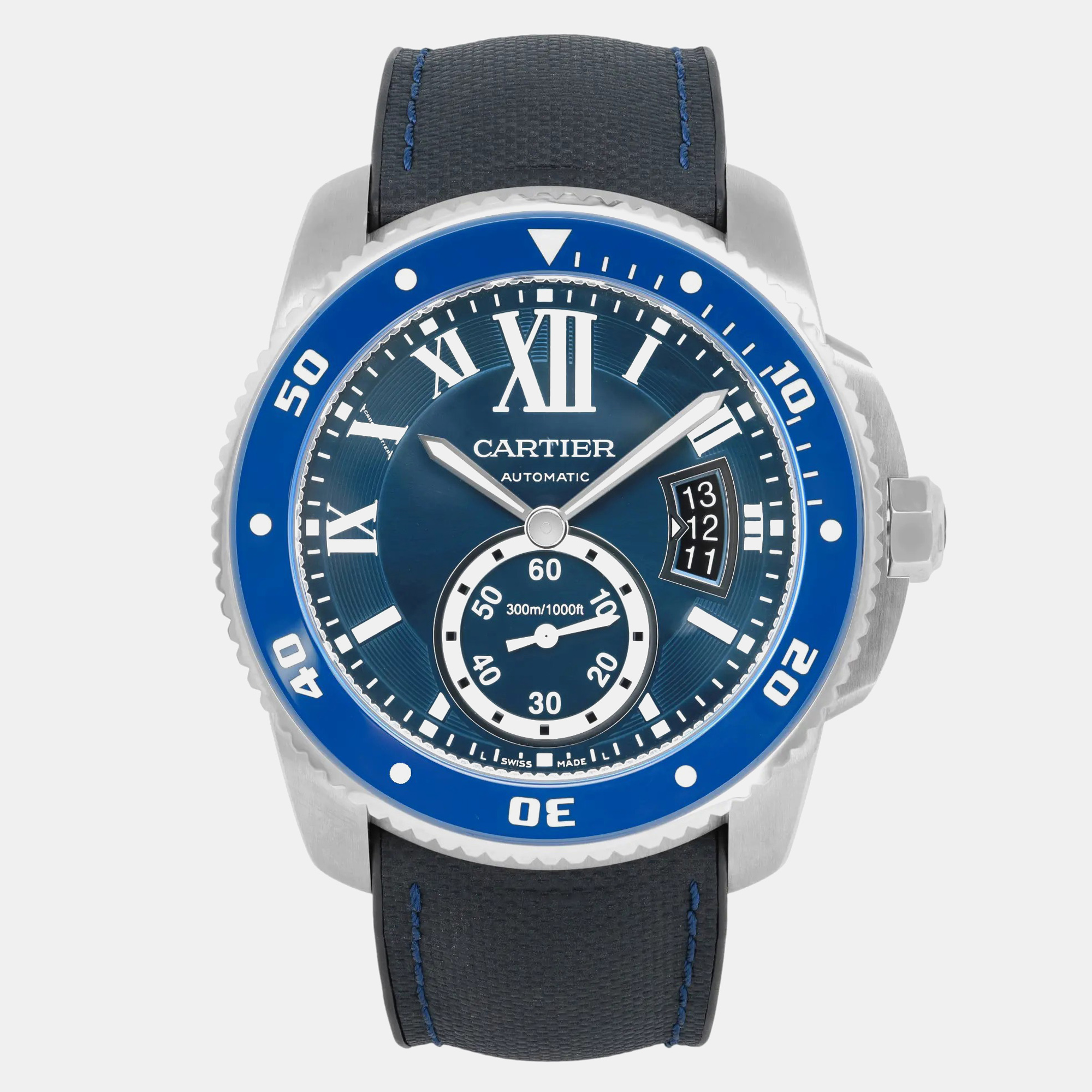 Cartier Blue Stainless Steel Calibre de Cartier WSCA0010 Automatic Men's Wristwatch 42 mm
Cartier Blue Stainless Steel Calibre de Cartier WSCA0010 Automatic Men's Wristwatch 42 mm