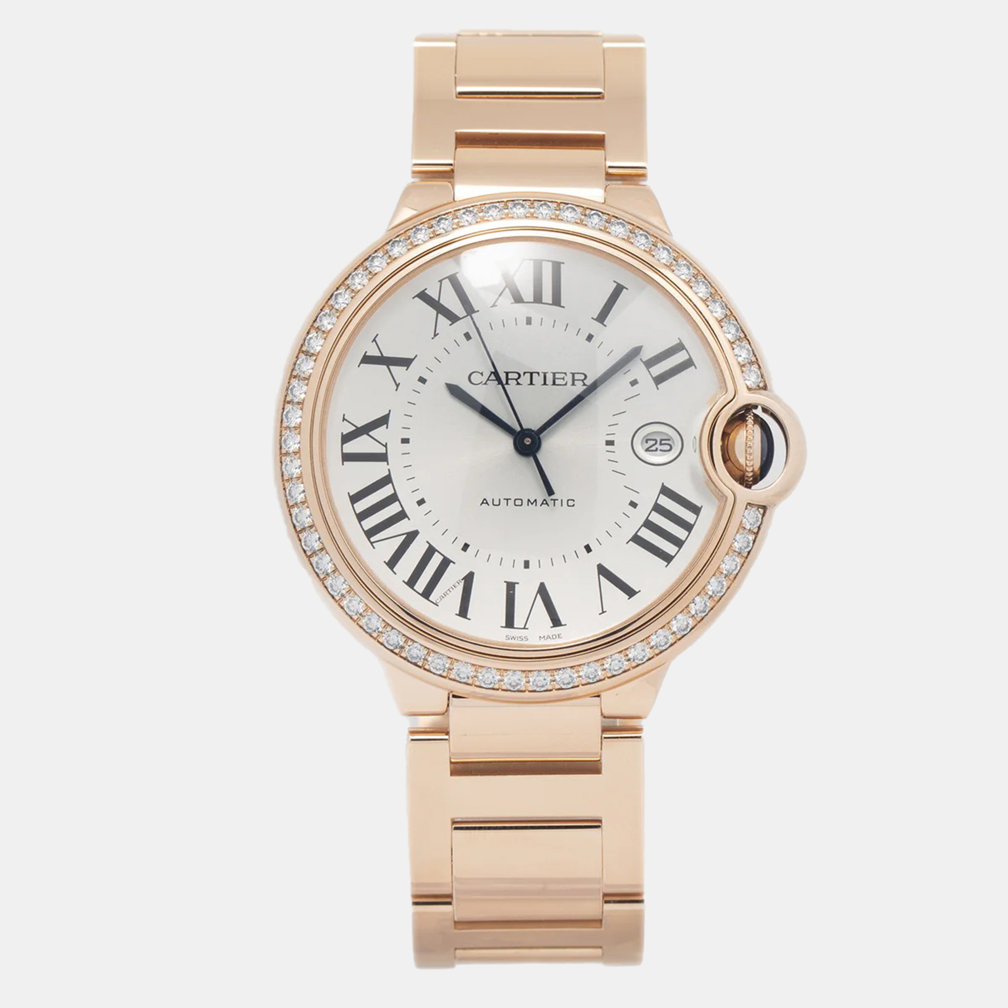 Cartier Ballon Bleu WJBB0057 White Dial Rose Gold Automatic Men's Wristwatch 40 mm
Cartier Ballon Bleu WJBB0057 White Dial Rose Gold Automatic Men's Wristwatch 40 mm