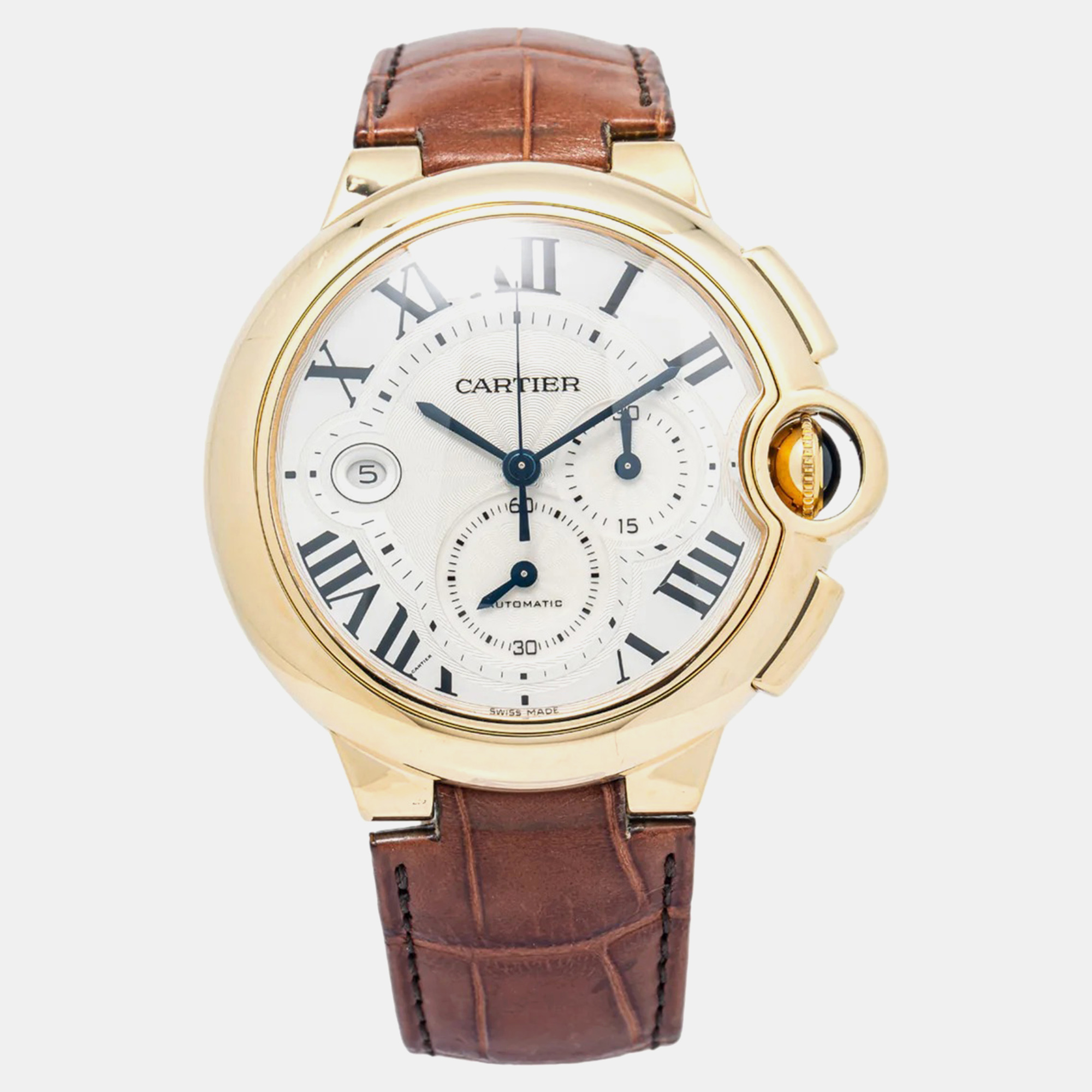 Cartier Ballon Bleu XL 3106 W6920007 White 18k Yellow Gold Automatic Men's Wristwatch
Cartier Ballon Bleu XL 3106 W6920007 White 18k Yellow Gold Automatic Men's Wristwatch