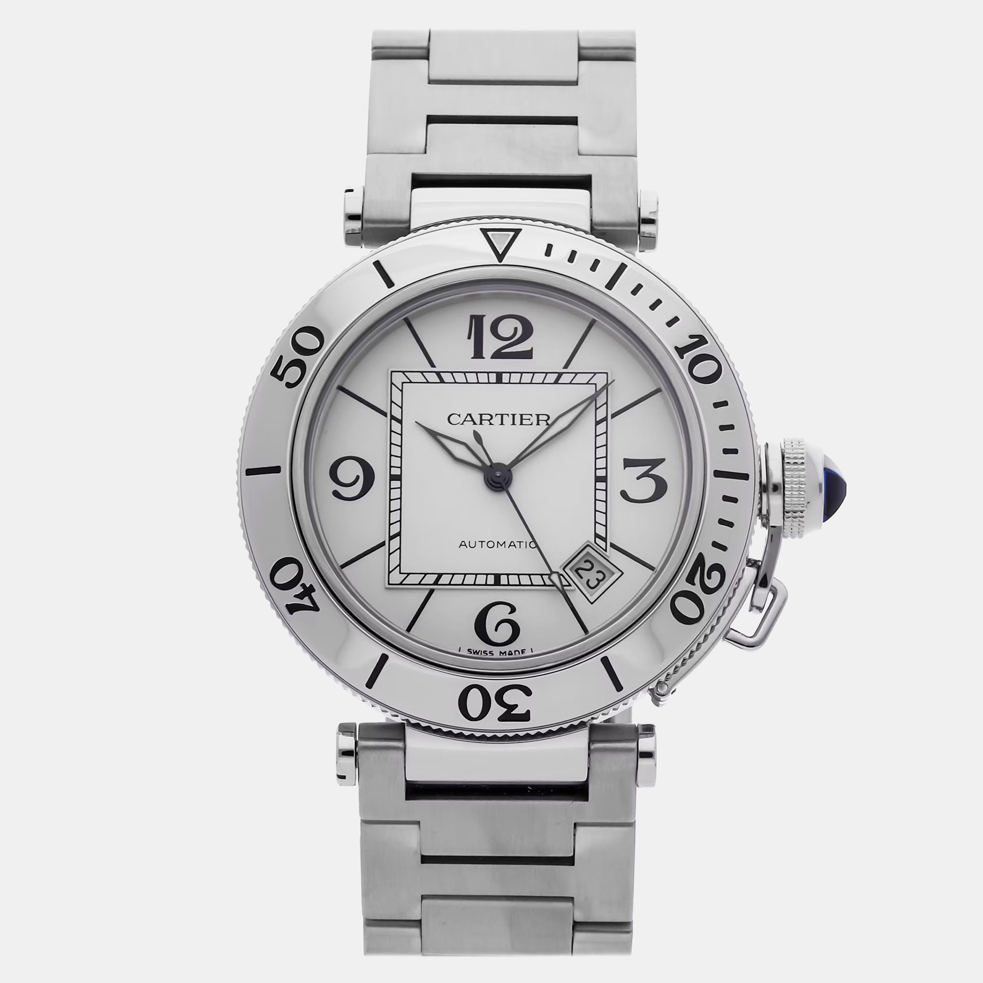 Cartier Calibre de Cartier W7100015 Automatic Stainless Steel Silver Dial Men's Wristwatch
Cartier Calibre de Cartier W7100015 Automatic Stainless Steel Silver Dial Men's Wristwatch