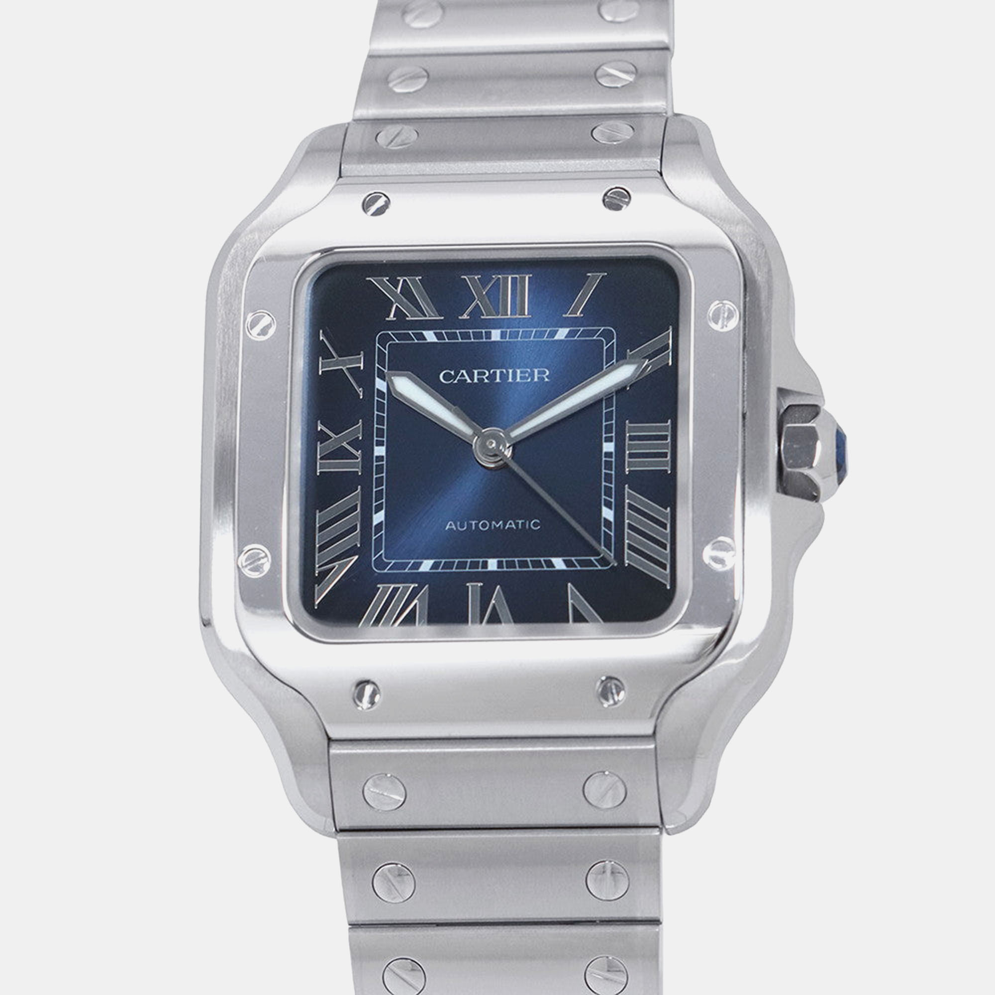 Cartier Santos WSSA0063 Automatic Blue Stainless Steel Men’s Wristwatch 
Cartier Santos WSSA0063 Automatic Blue Stainless Steel Men’s Wristwatch