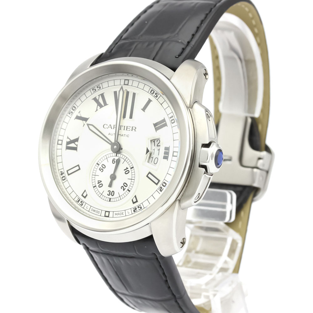 Cartier White Stainless Steel Calibre De Cartier W7100037 Men's Wristwatch
Cartier White Stainless Steel Calibre De Cartier W7100037 Men's Wristwatch