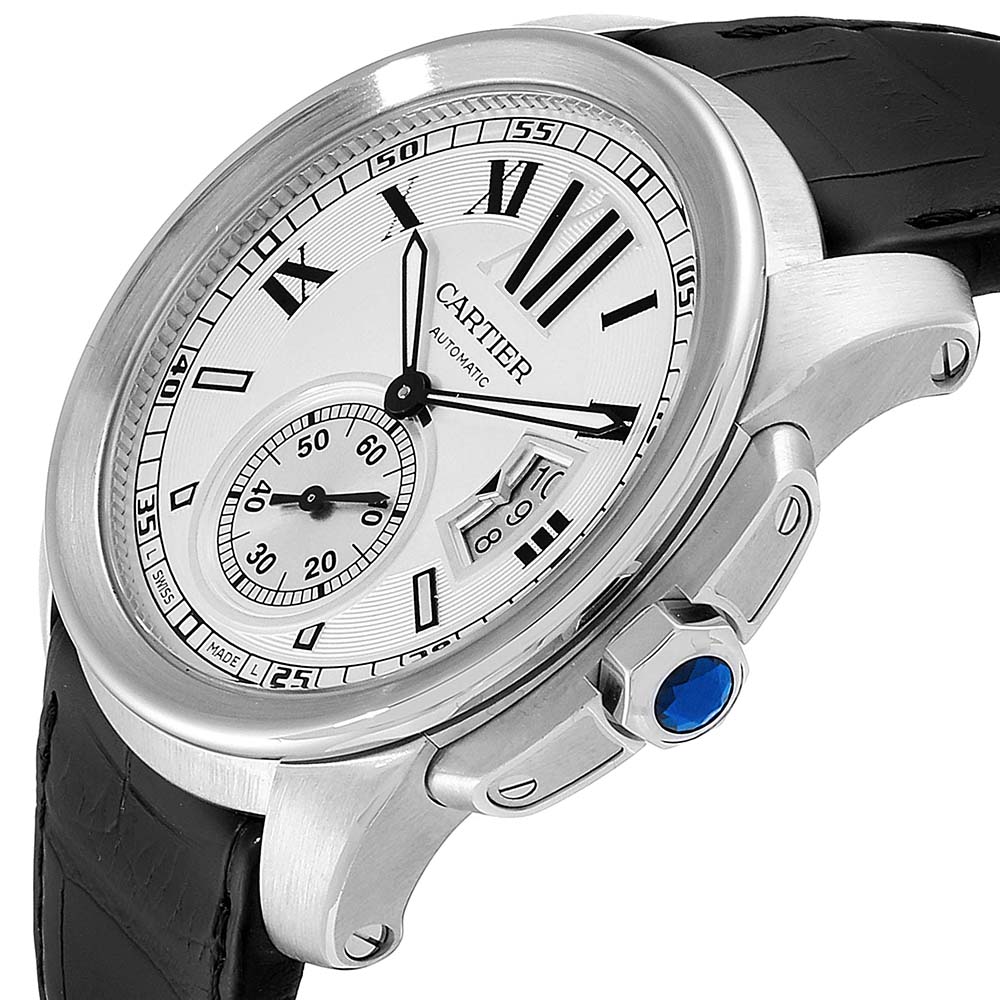 Cartier Silver Stainless Steel Calibre W7100037 Box Men's Wristwatch
Cartier Silver Stainless Steel Calibre W7100037 Box Men's Wristwatch