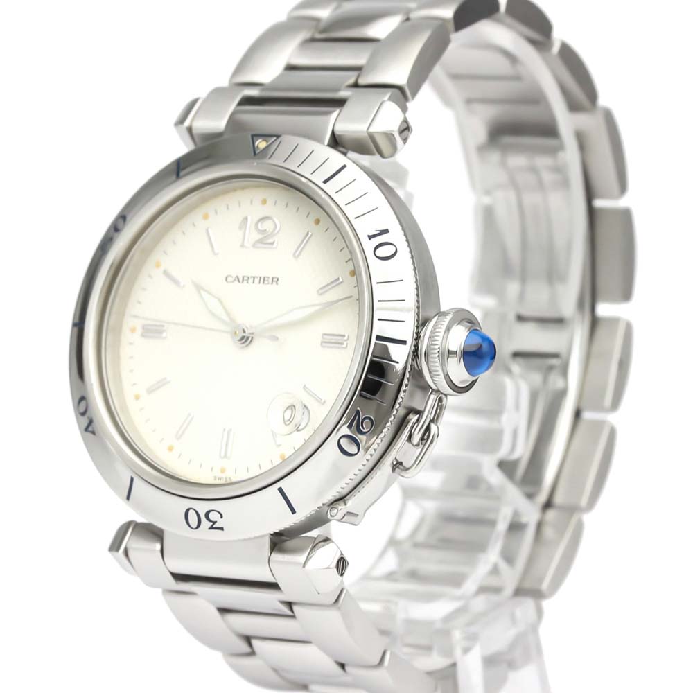Cartier Silver Stainless Steel Pasha De Cartier W31027H3 Automatic Men's Wristwatch 38 MM
Cartier Silver Stainless Steel Pasha De Cartier W31027H3 Automatic Men's Wristwatch 38 MM