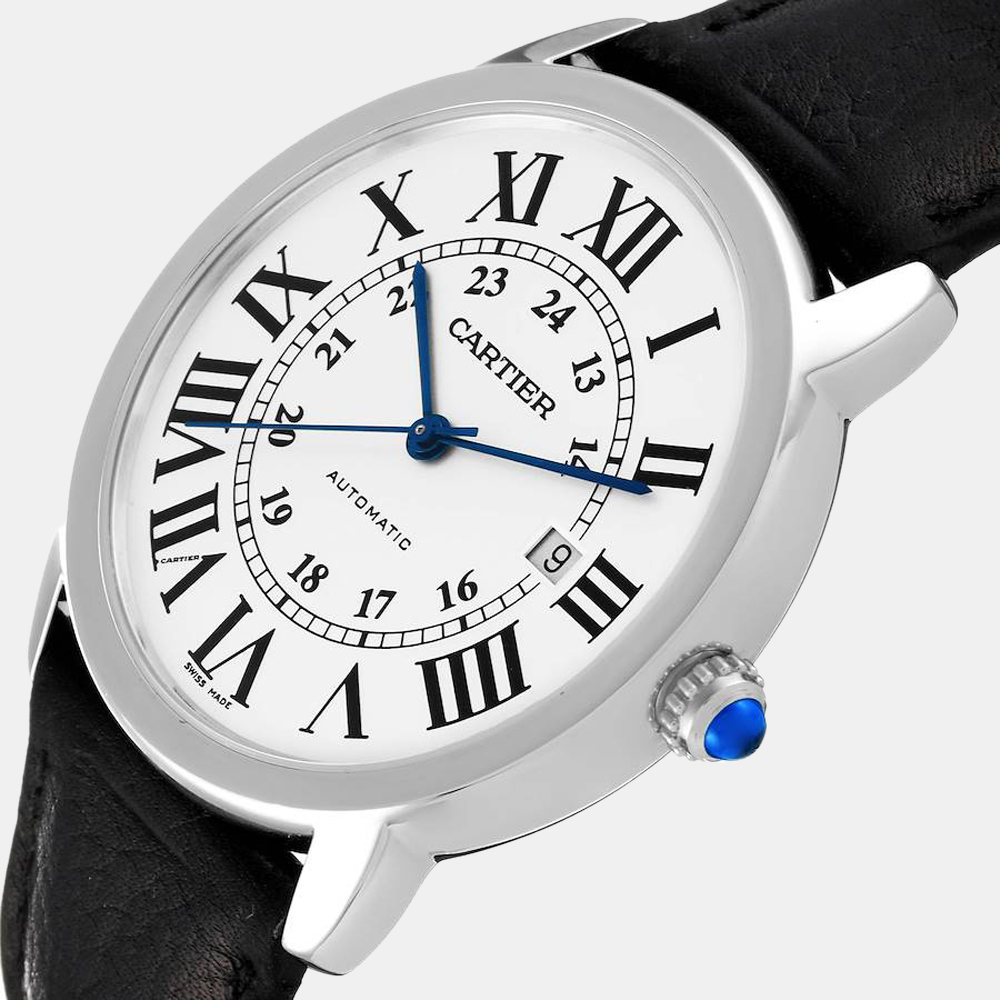 Cartier Silver Stainless Steel Tank Solo W6701011 Automatic Men's Wristwatch 42 mm
Cartier Silver Stainless Steel Tank Solo W6701011 Automatic Men's Wristwatch 42 mm