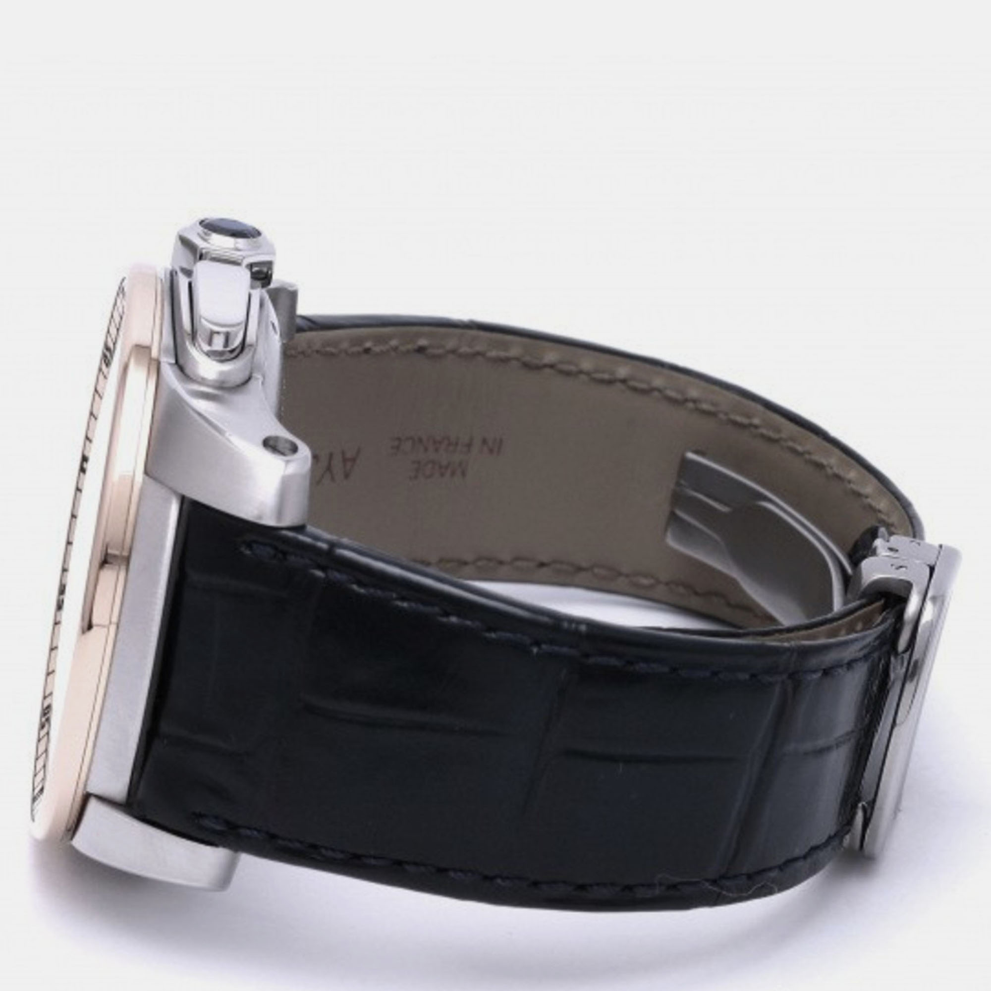 Cartier Silver 18k Rose Gold And Stainless Steel Calibre De Cartier W7100043 Automatic Men's Wristwatch 42 Mm