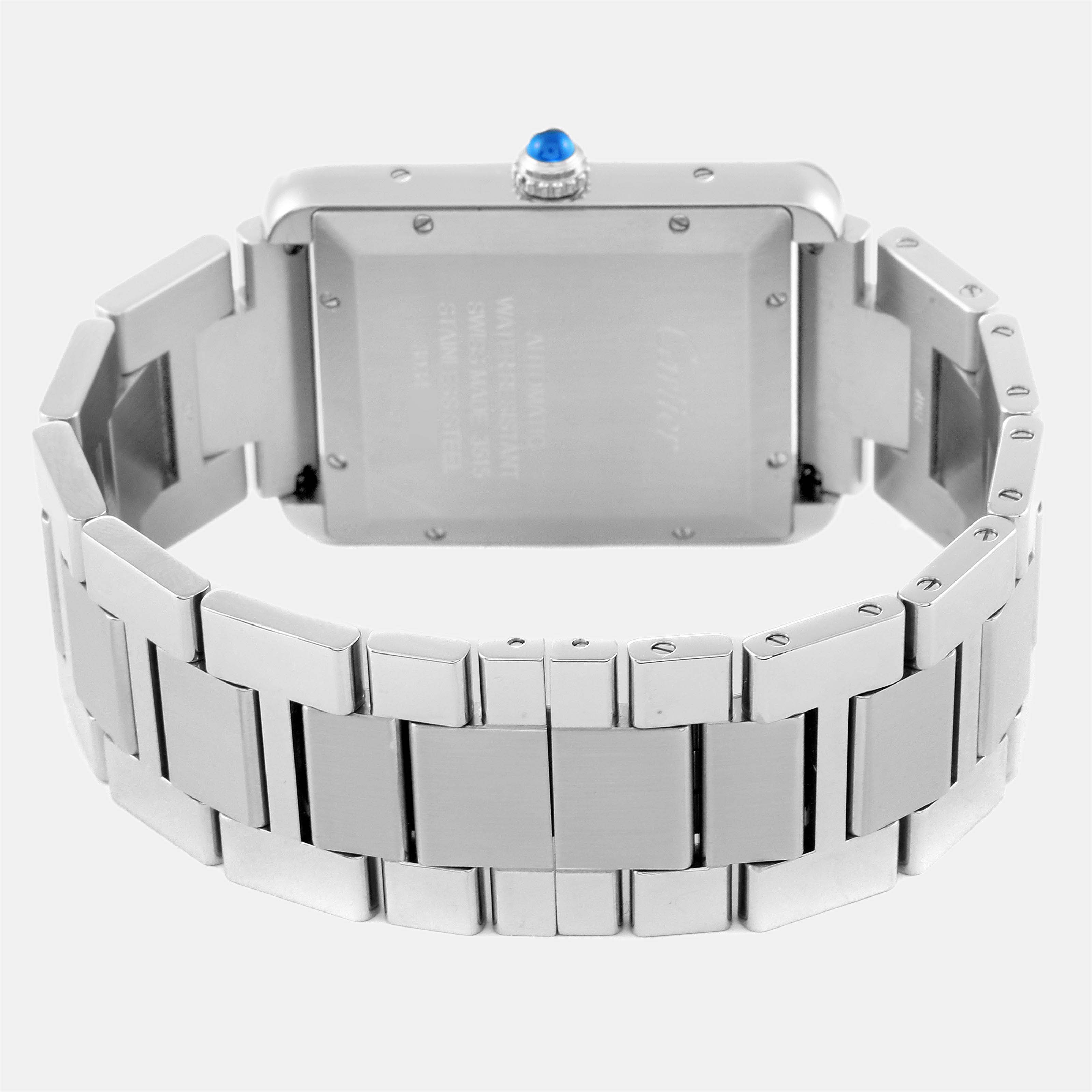 Cartier Tank Solo XL Silver Dial Automatic Steel Mens Watch W5200028 31.0 X 40.85 Mm