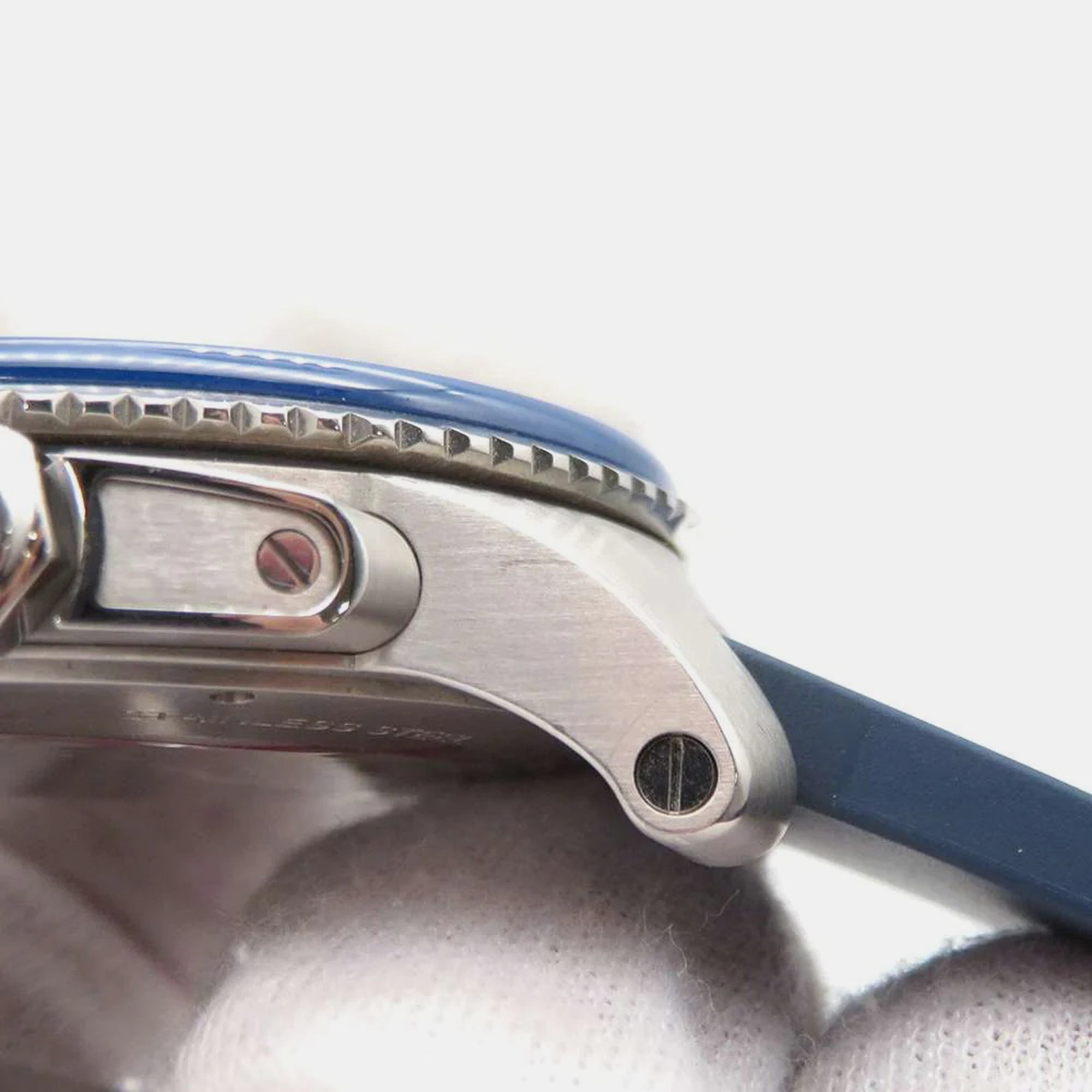 Cartier Blue Stainless Steel Calibre De Cartier WSCA0011 Automatic Men's Wristwatch 42 Mm