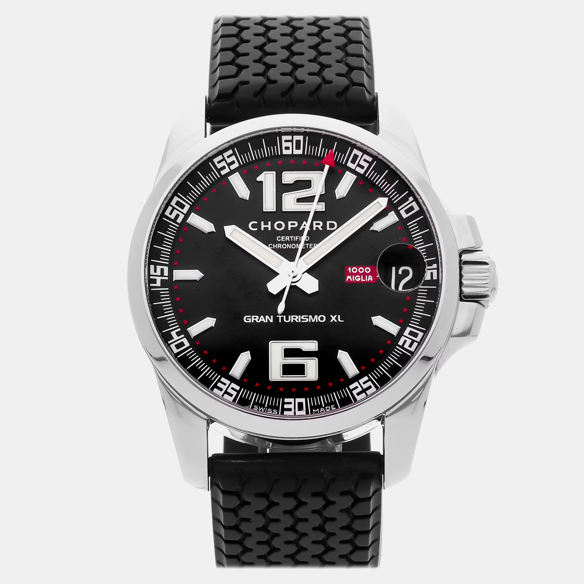 Chopard Mille Miglia Gran Turismo 16/8997 Automatic Stainless Steel Black Dial Men's Wristwatch 44mm
Chopard Mille Miglia Gran Turismo 16/8997 Automatic Stainless Steel Black Dial Men's Wristwatch 44mm