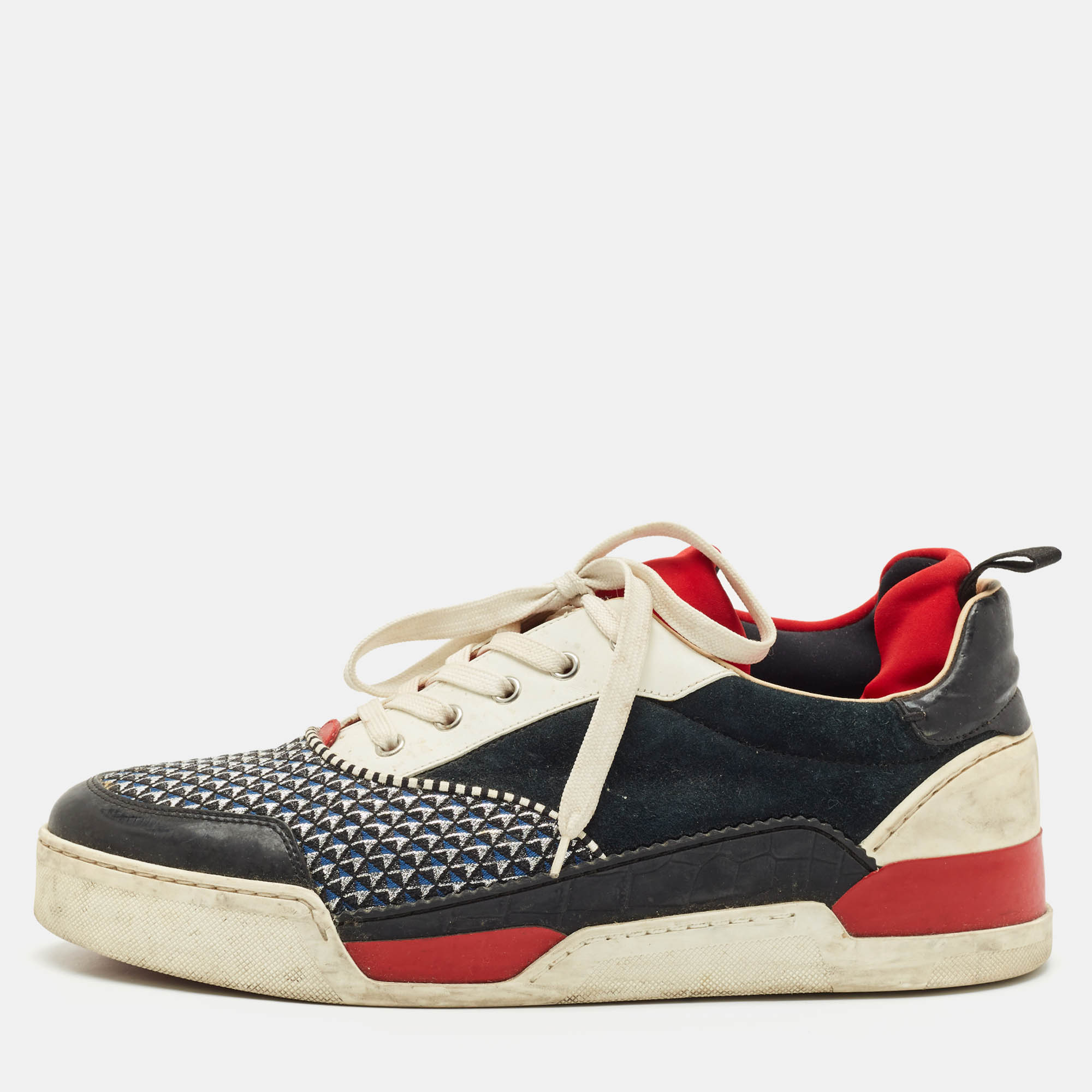 Christian Louboutin Multicolor Fabric and Leather Aurelien Sneakers Size
Christian Louboutin Multicolor Fabric and Leather Aurelien Sneakers Size