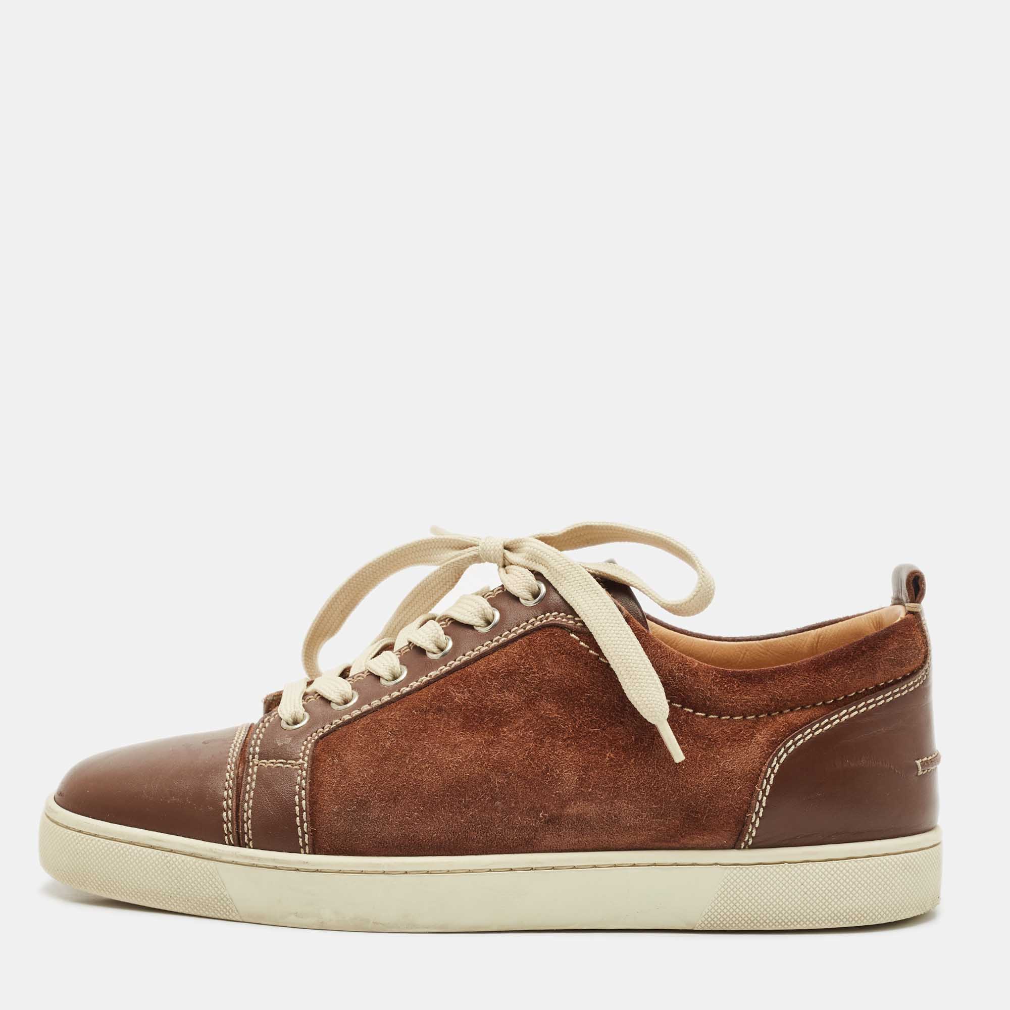 Christian Louboutin Brown Leather and Suede Louis Junior Sneakers Size
Christian Louboutin Brown Leather and Suede Louis Junior Sneakers Size