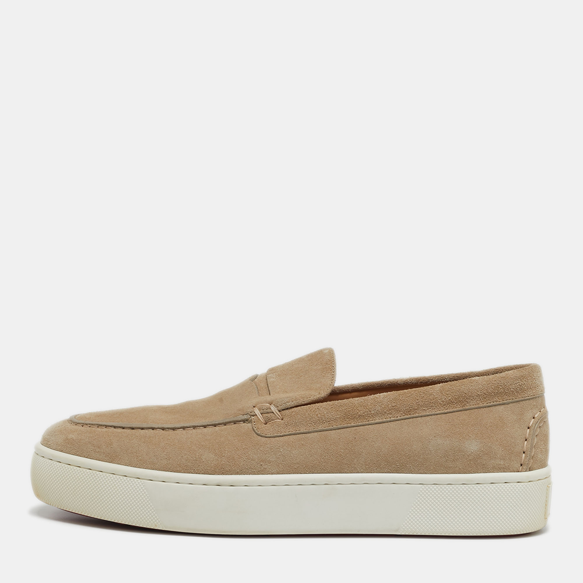 Christian Louboutin Paqueboat Size Beige Suede Low Top Sneakers
Christian Louboutin Paqueboat Size Beige Suede Low Top Sneakers