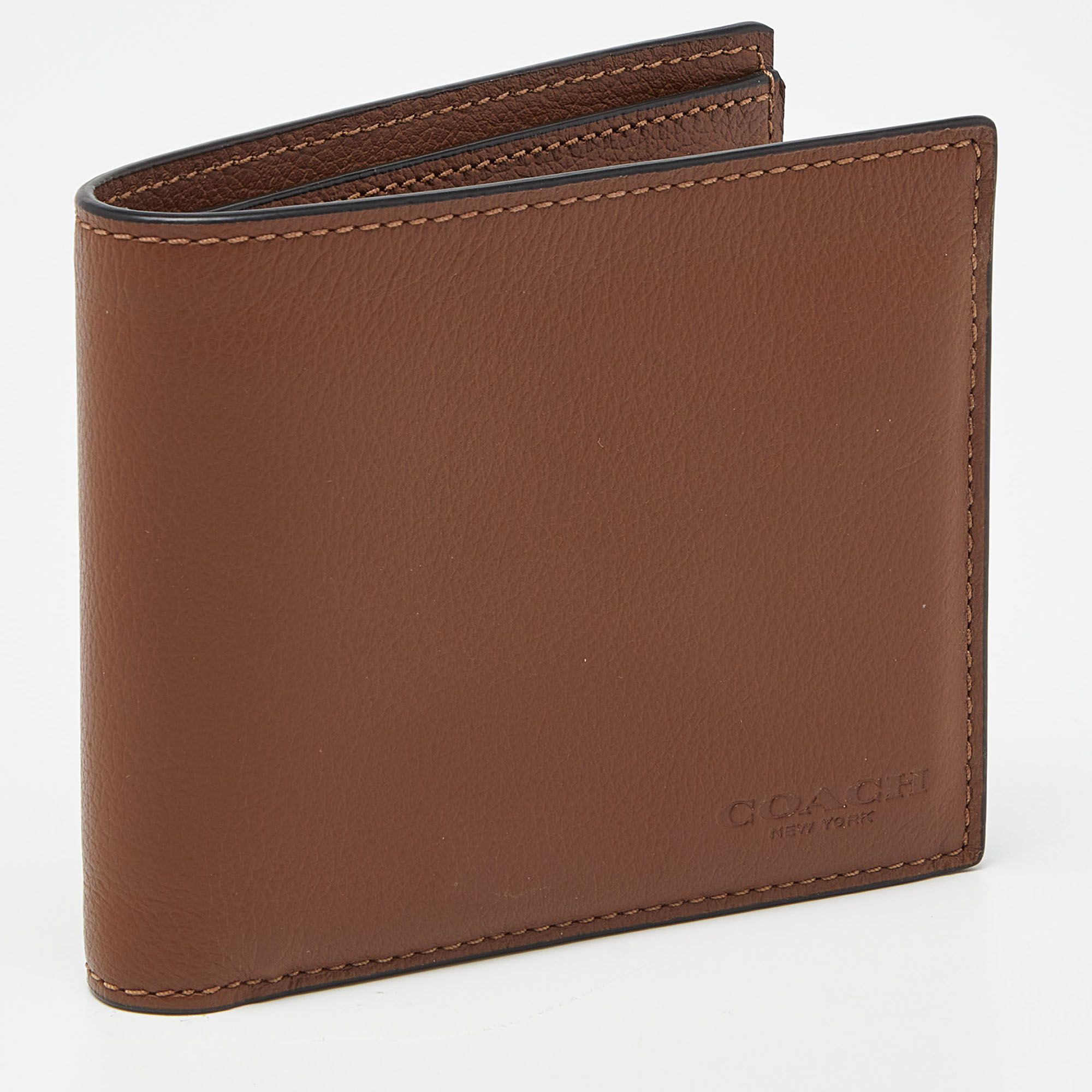 Coach Brown Leather Bifold Wallet
